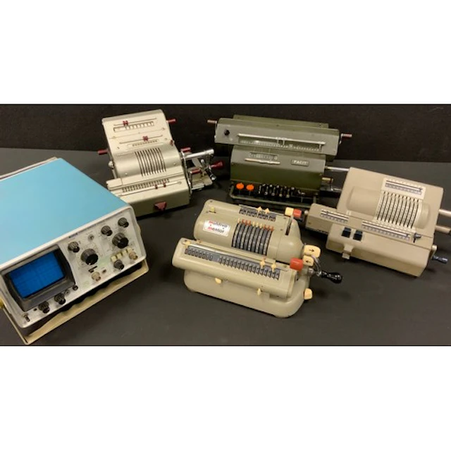 Vintage Technology - an oscilloscope probe device with appar...