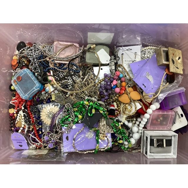 Assorted Costume Jewellery :- One Box
