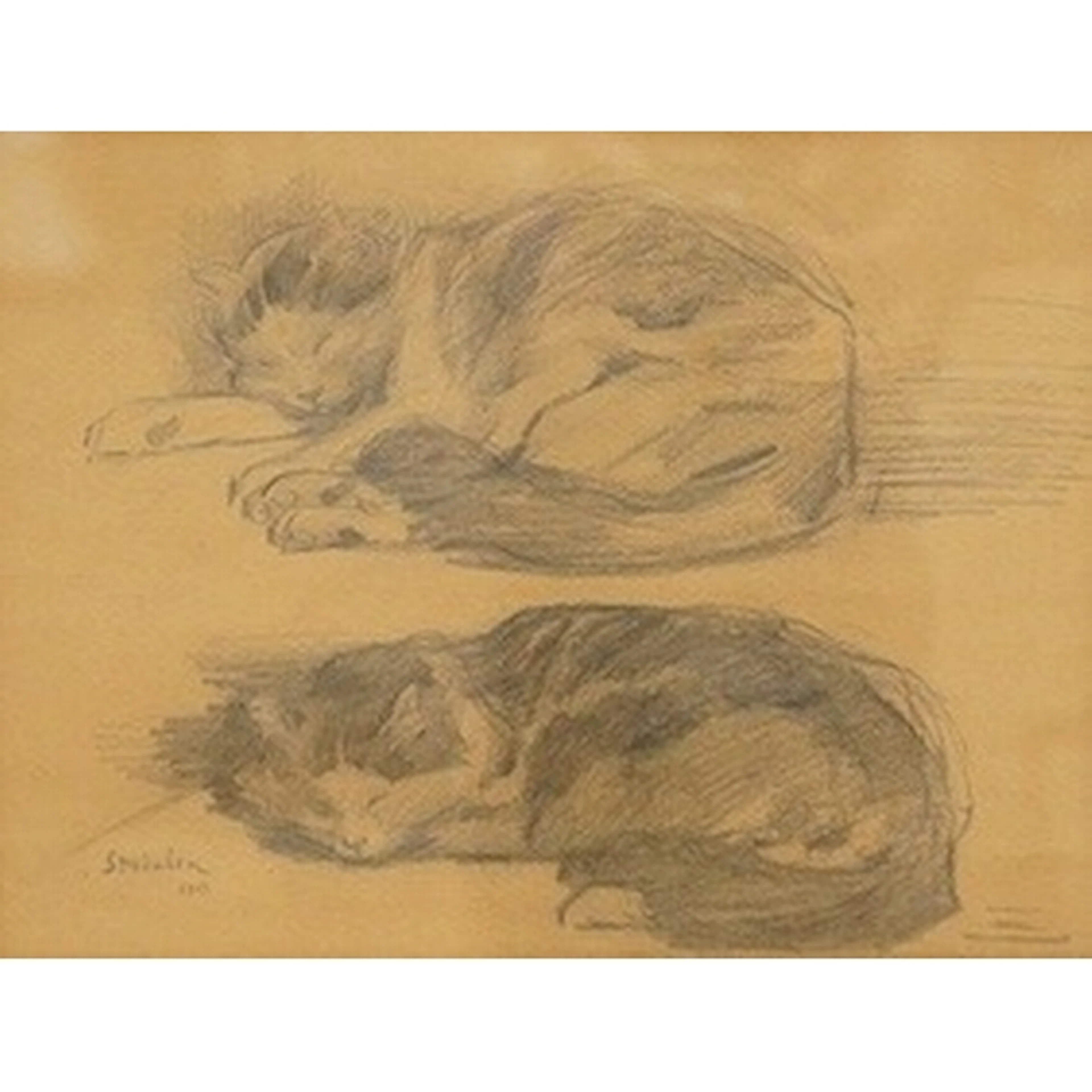 Manner of Théophile Alexandre Steinlen (French, 1859-1923), ...