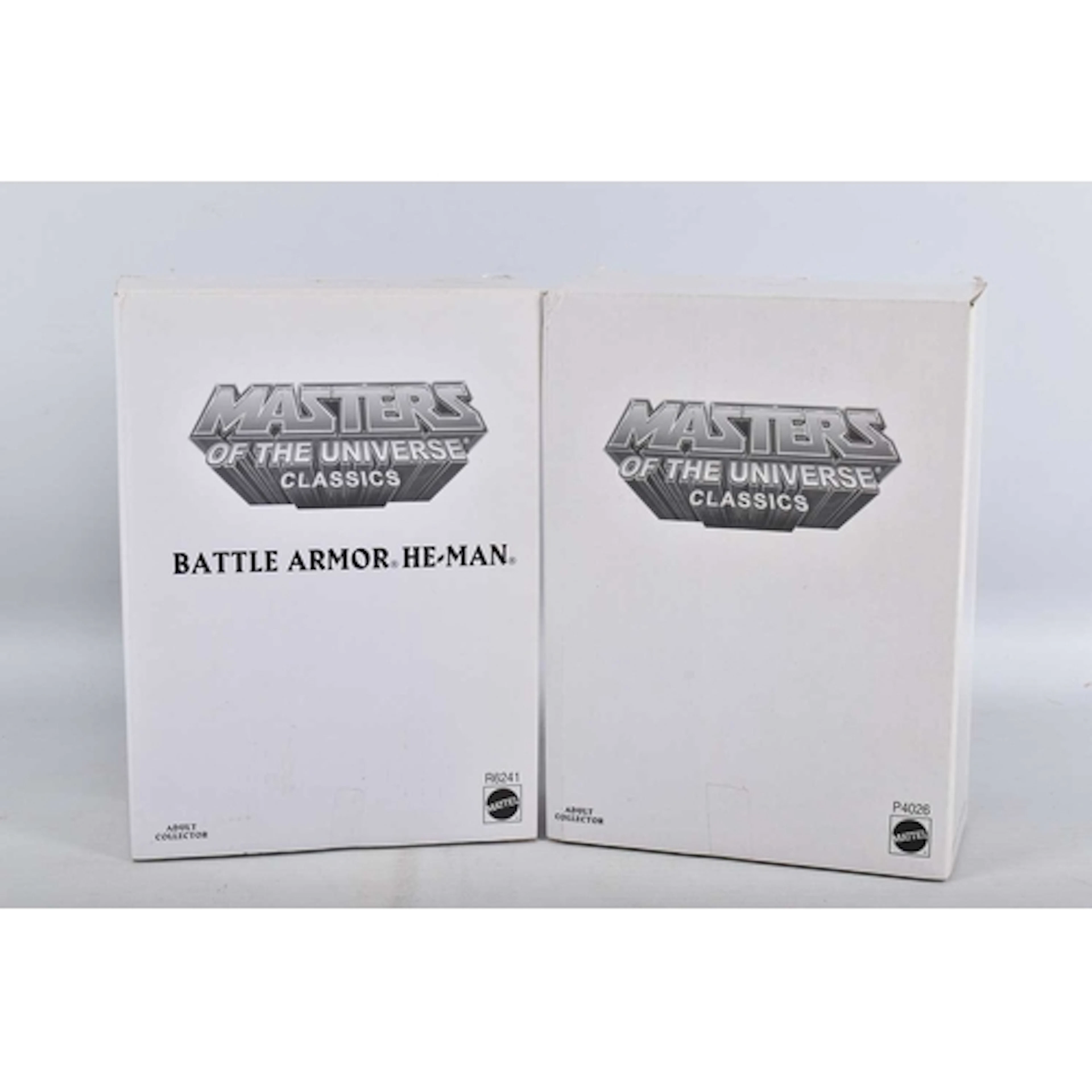 TWO BOXED AND SEALED MATTEL MASTERS OF THE UNIVERSE CLASSICS...