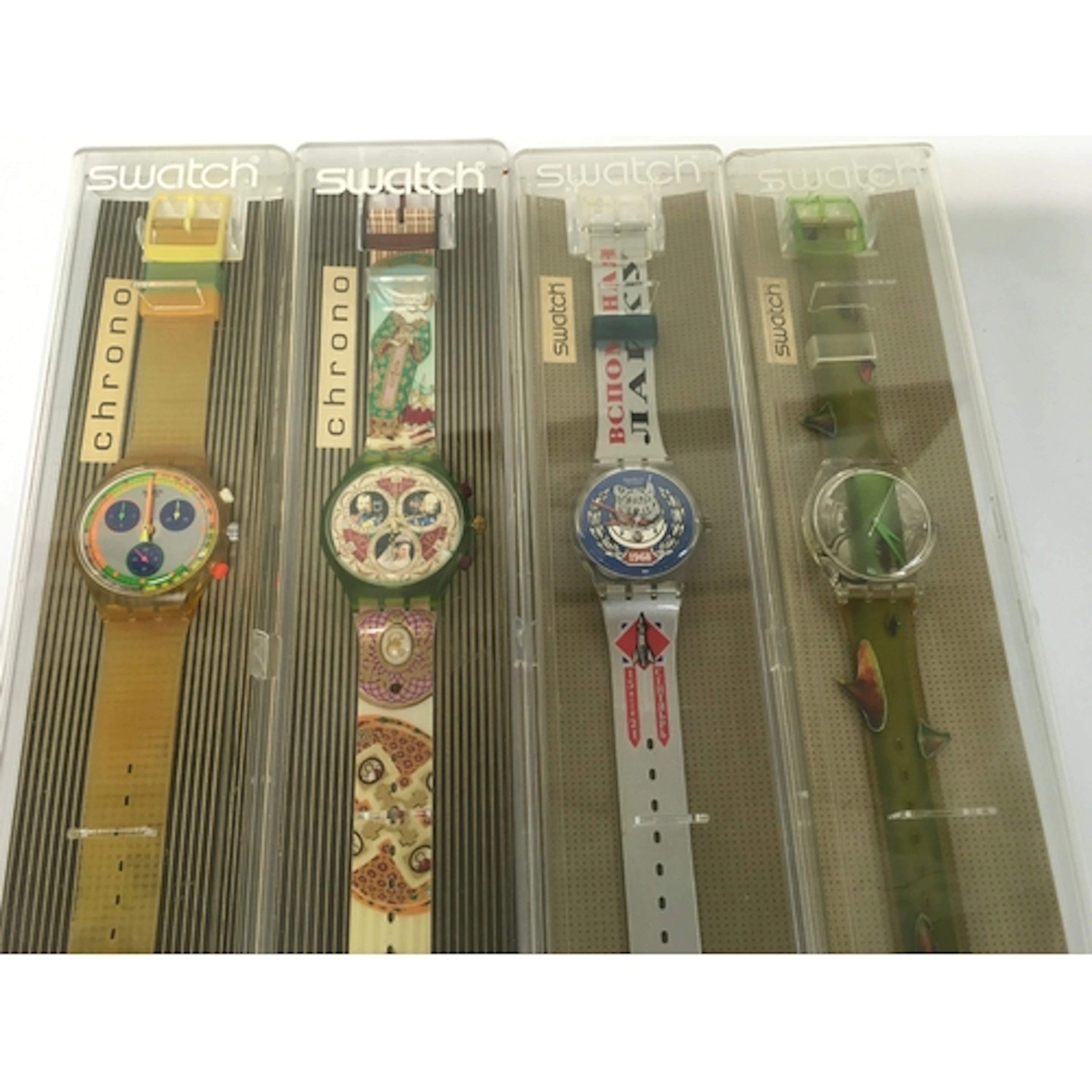 Vintage Swatch watches from the 1990s include models like th...