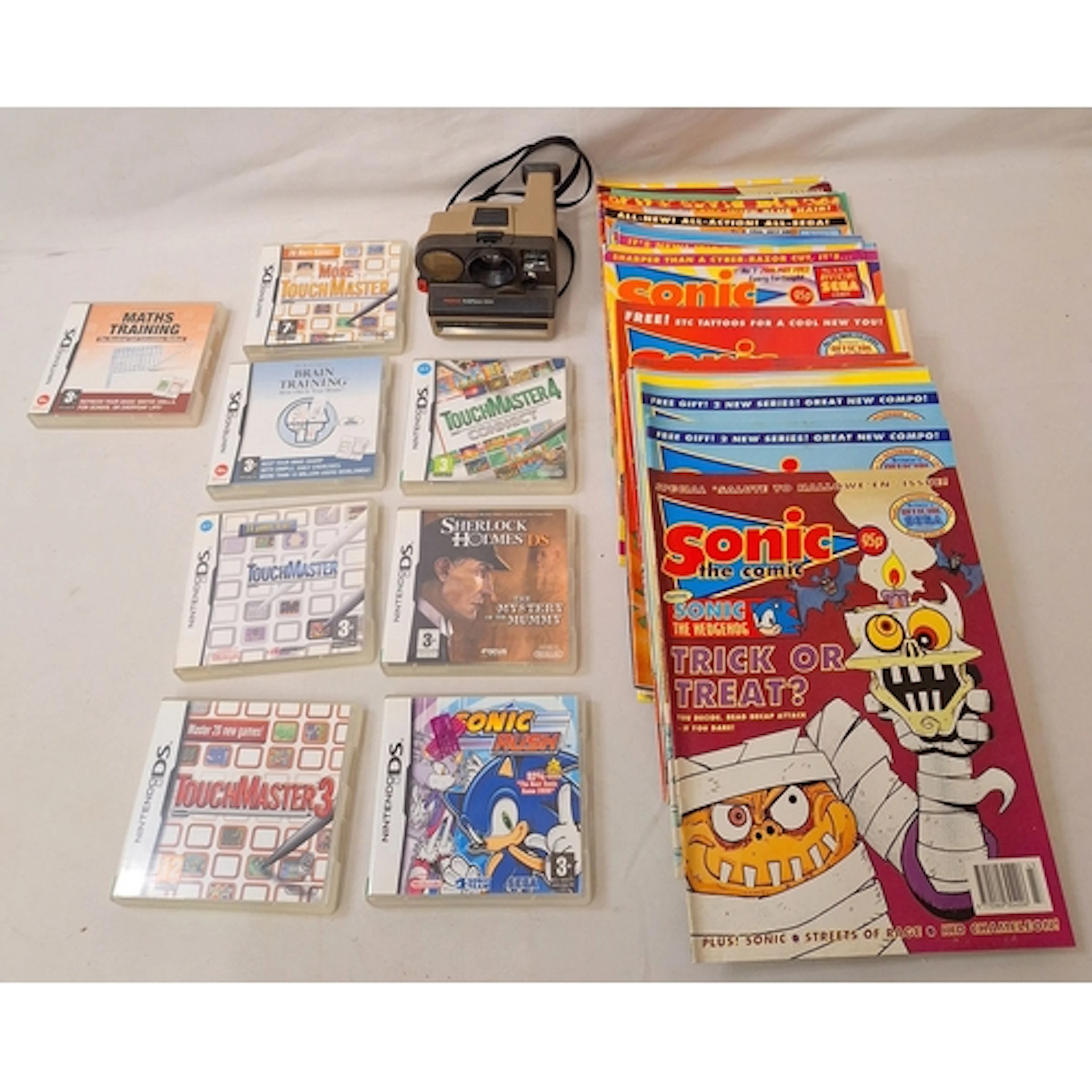 Nintendo DS Games incl. Sherlock Holmes, Touchmaster, Sonic ...