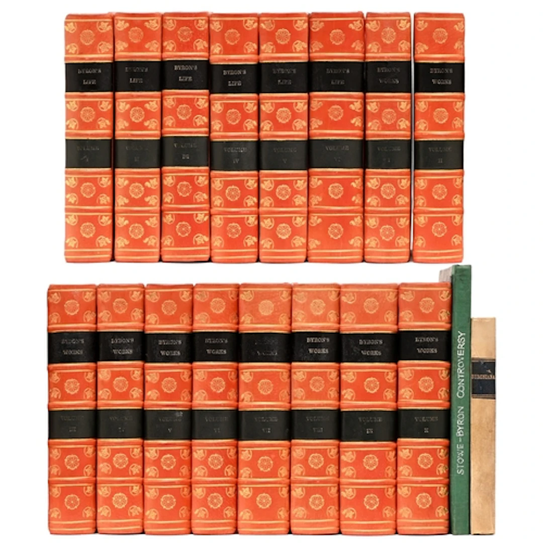 Byron. Moore (Thomas), Life of Lord Byron: with His Letters ...
