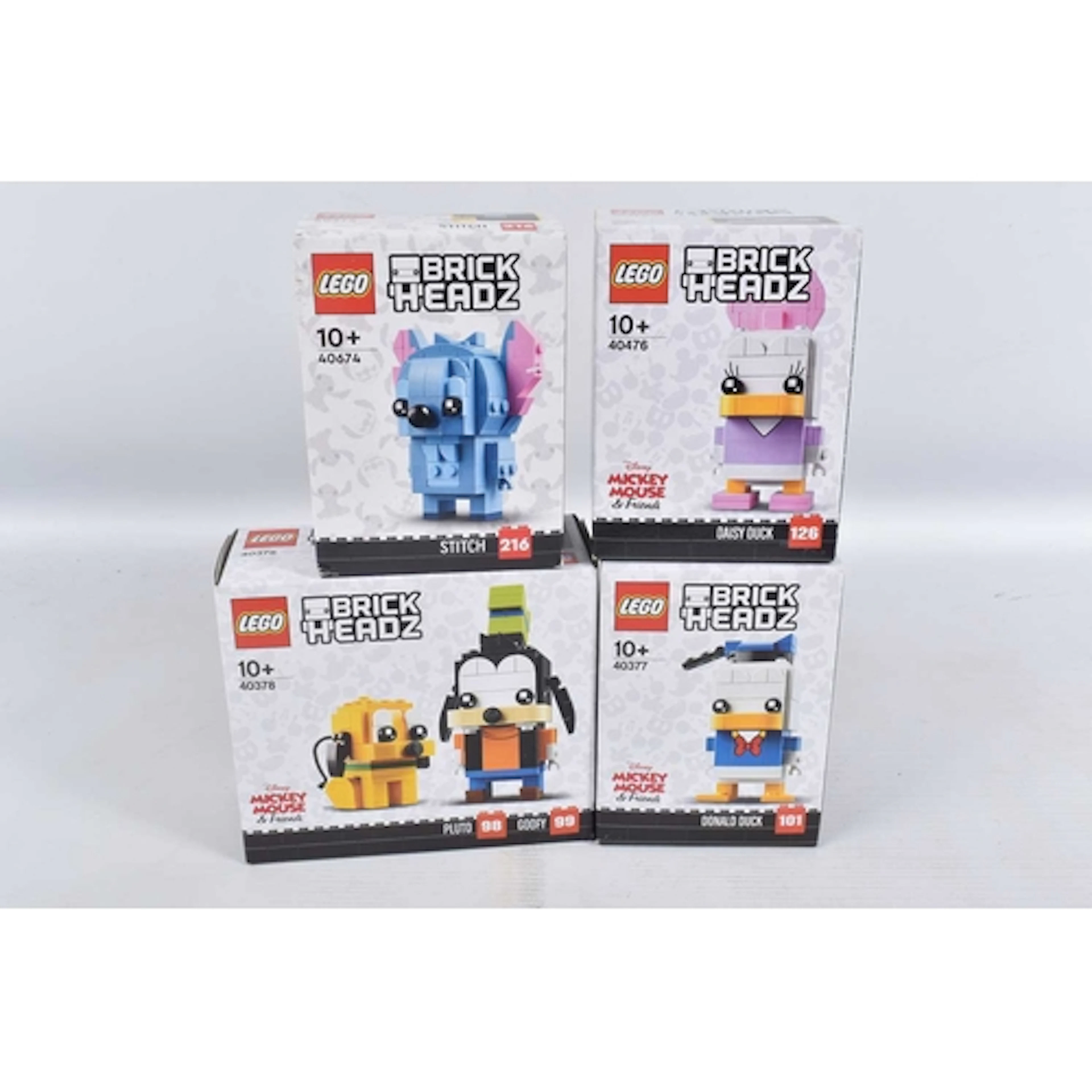 FOUR BOXED AND SEALED LEGO MICKEY MOUSE & FRIENDS AND DI...