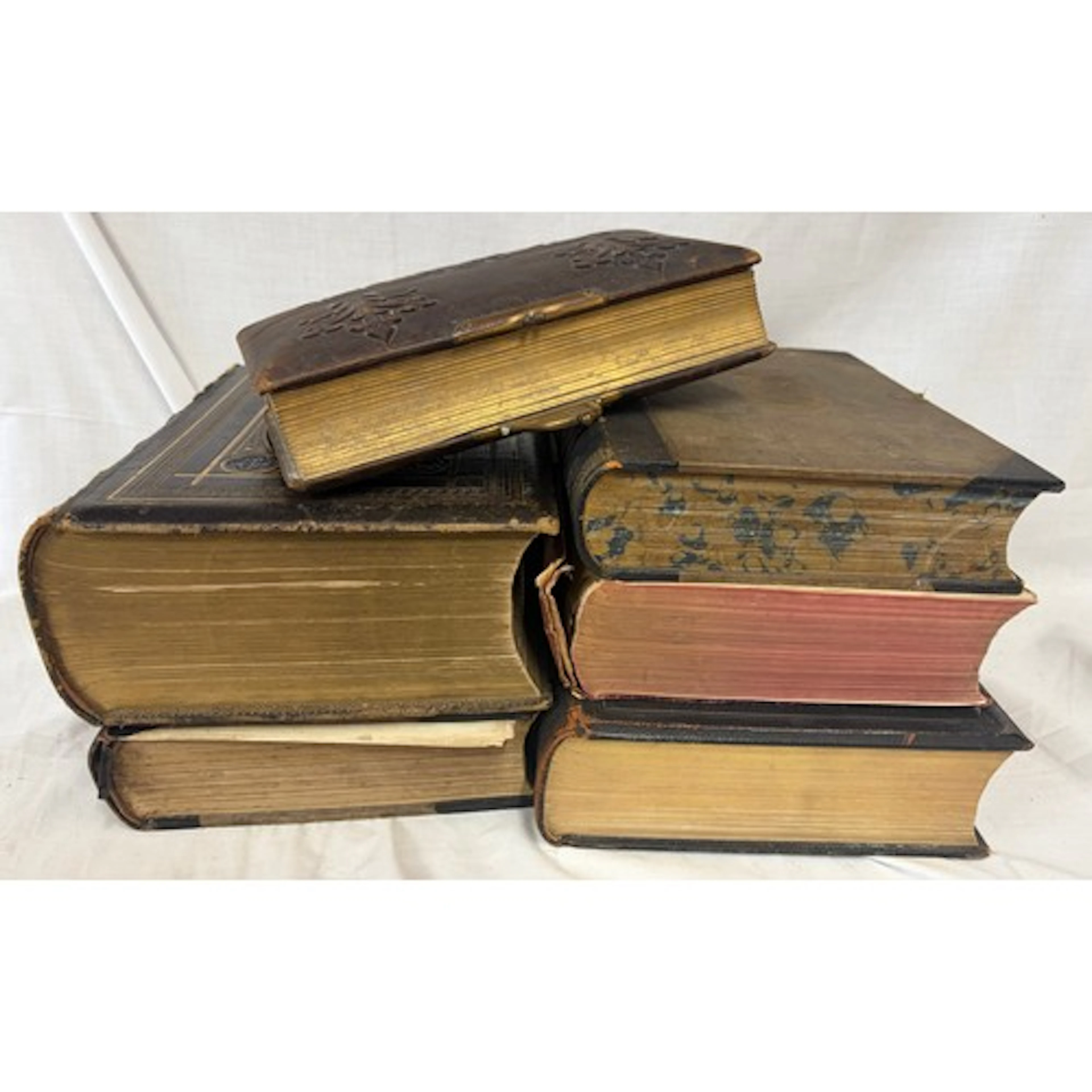 An album of 47 x Edwardian cabinet photographs together with...