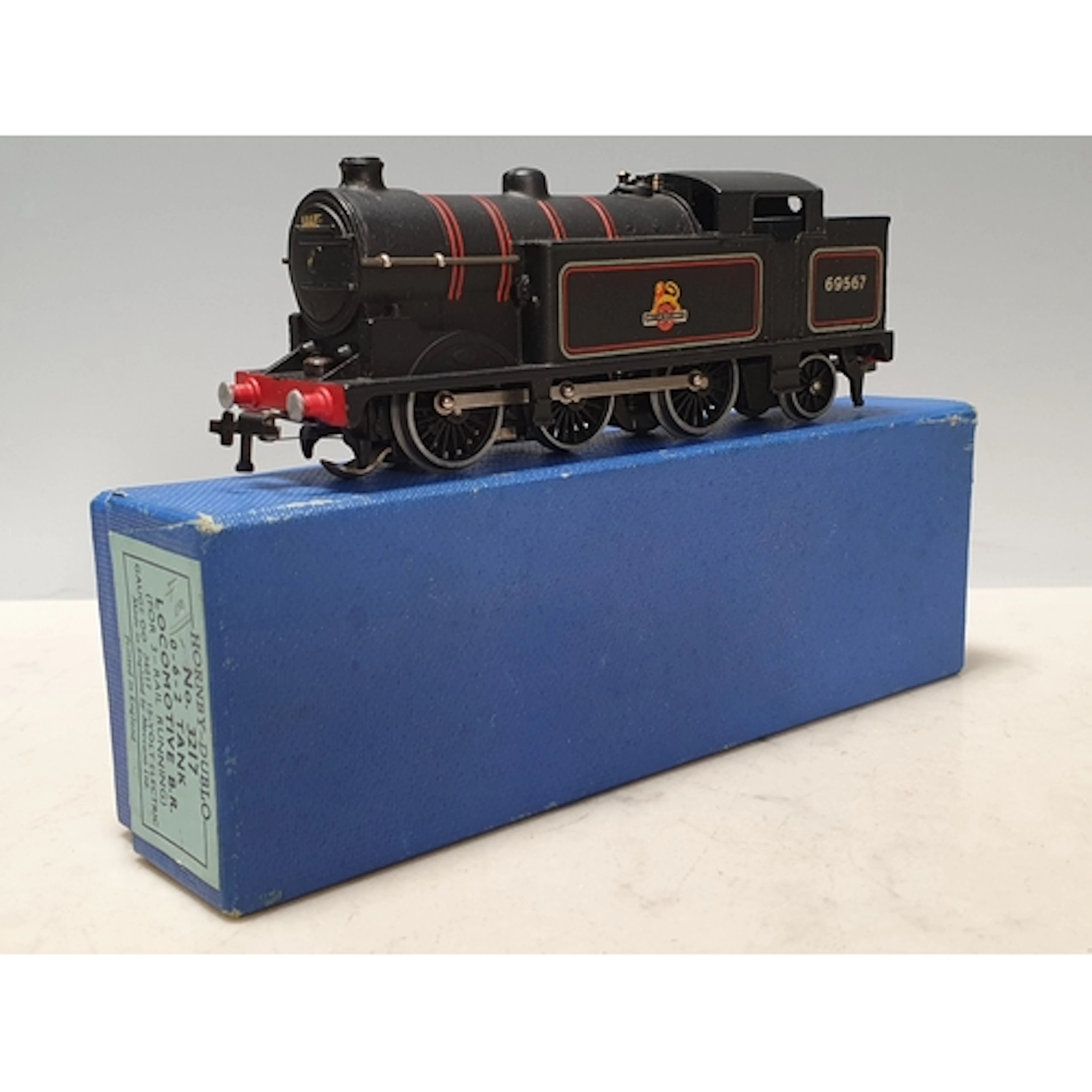 A boxed Hornby Dublo 3217 0-6-2T late production version but...