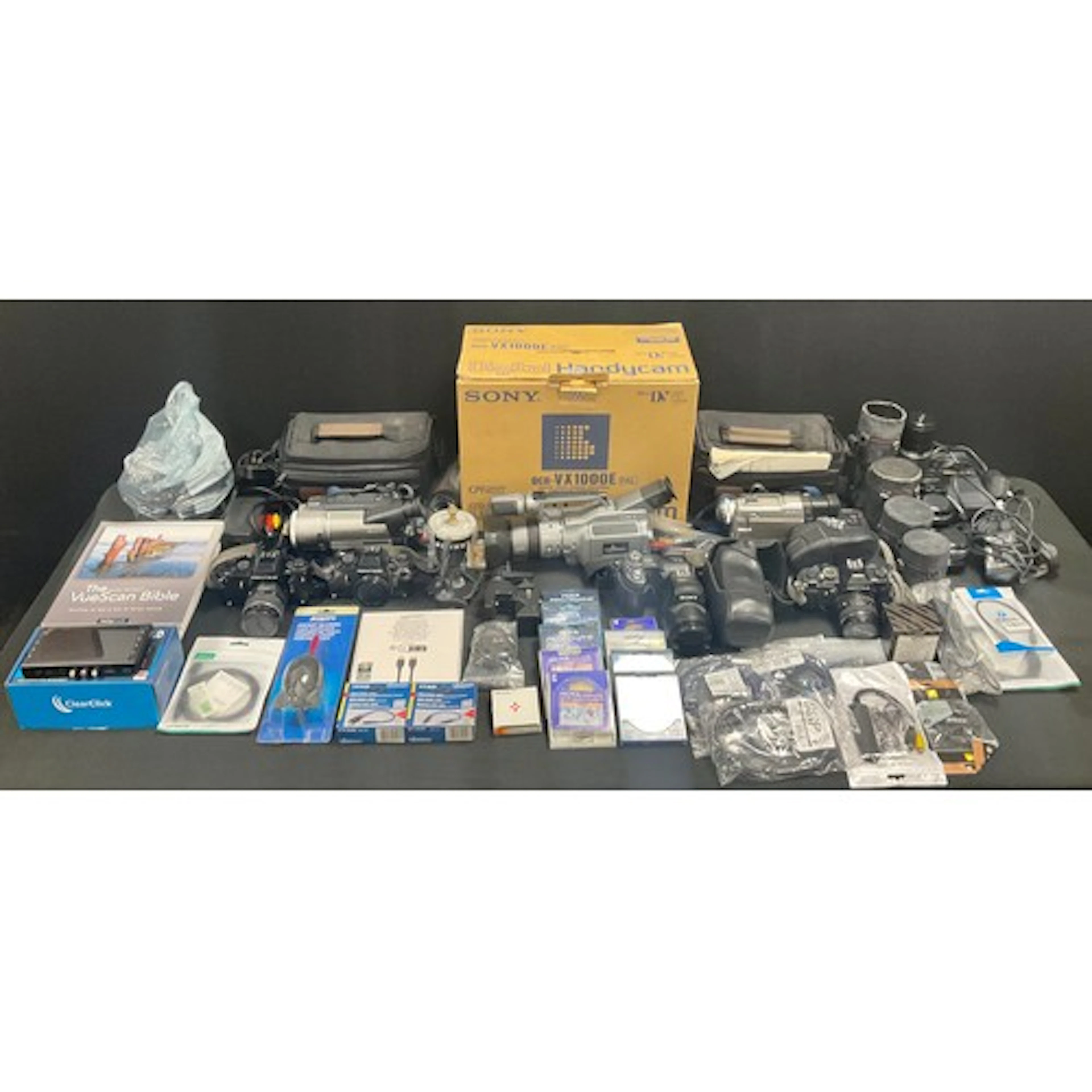 Photography - a Sony Handycam video camera, boxed; others; S...