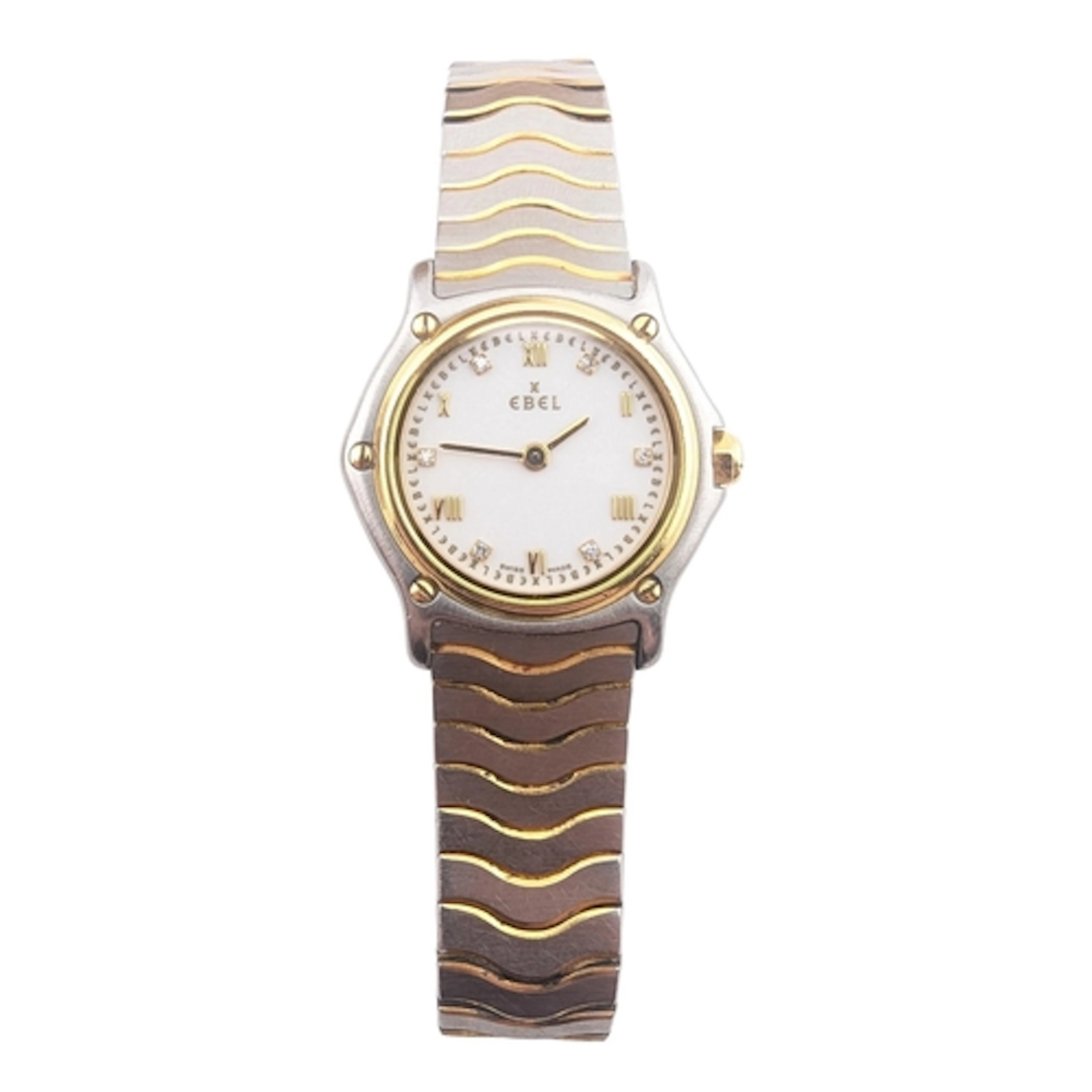 Ebel Sports Classique ladies wristwatch. The watch in stainl...