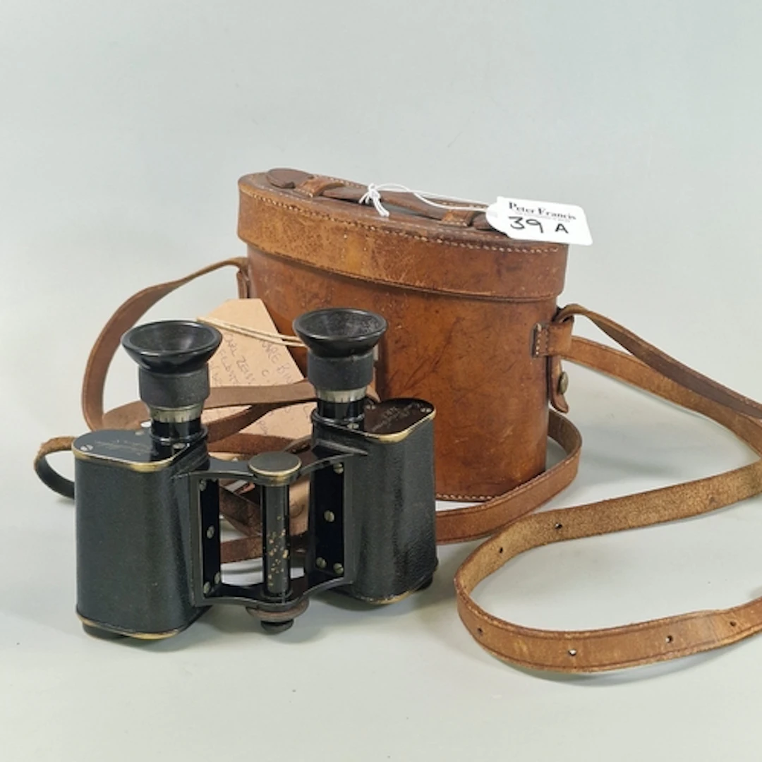 Pair of Carl Zeiss Jena 'Feldstecher' 8x binoculars, circa 1...