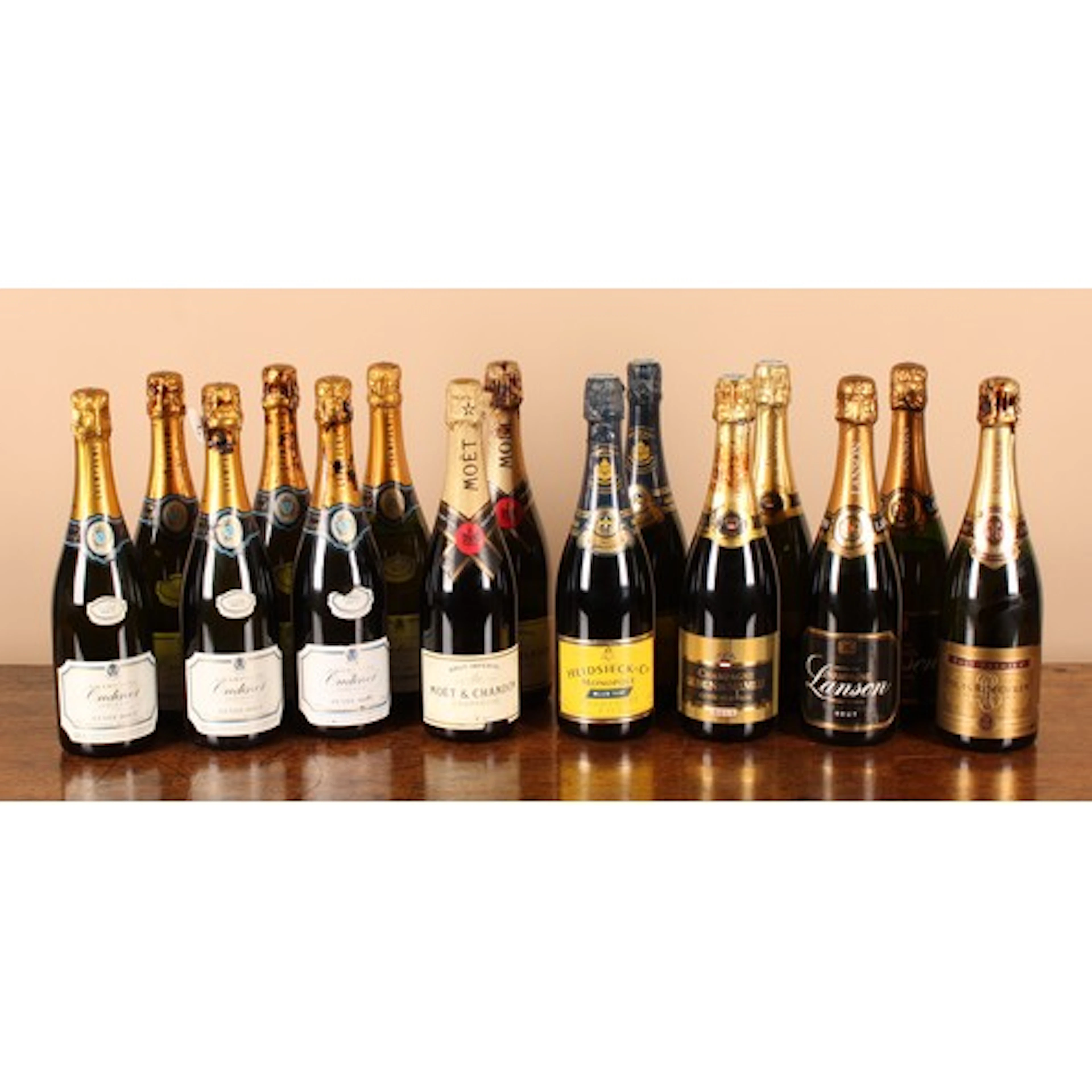 Wines and Spirits - two bottles of Moét & Chandon Imperial C...