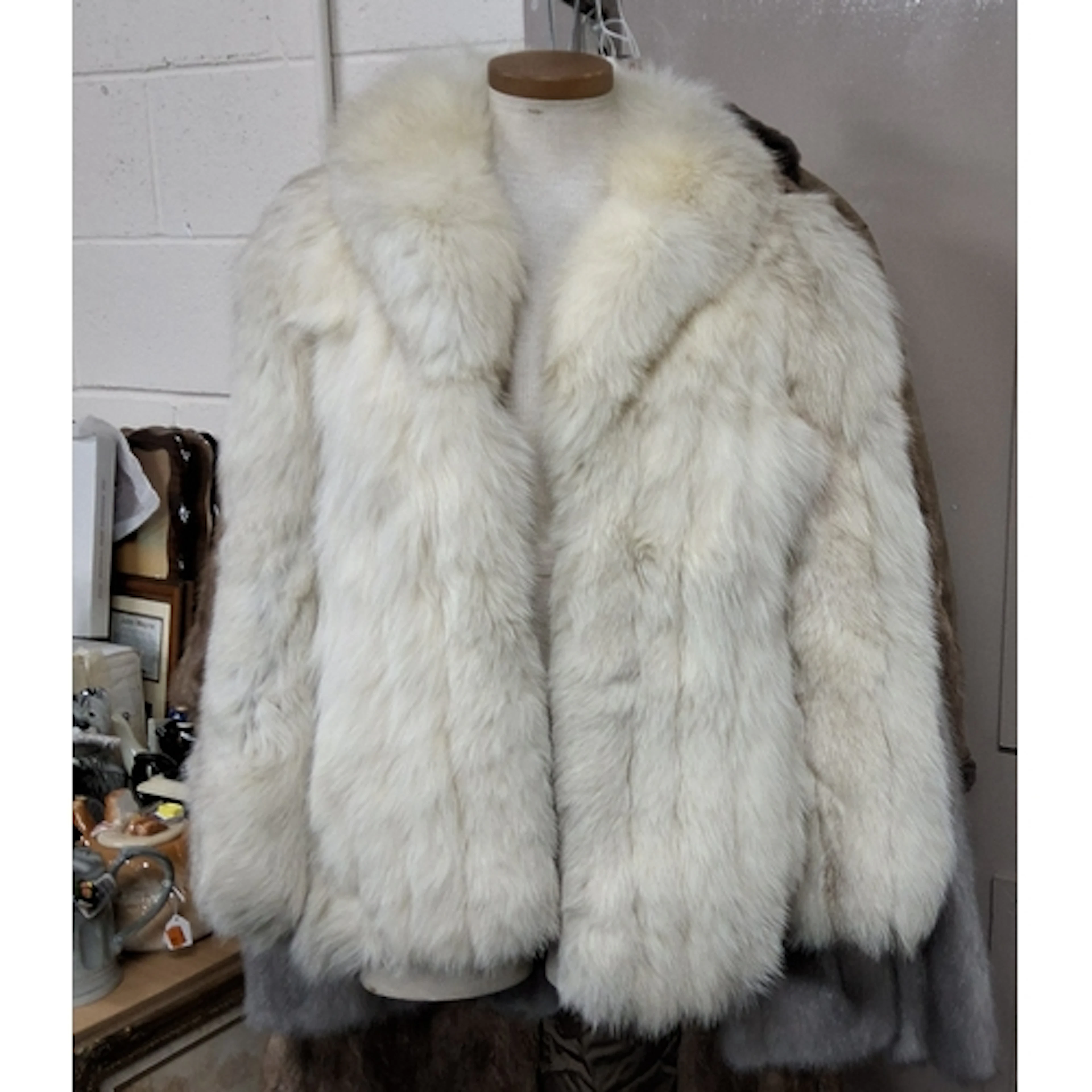 A COLLECTION OF VINTAGE REAL FUR COATS, to include a quarter...