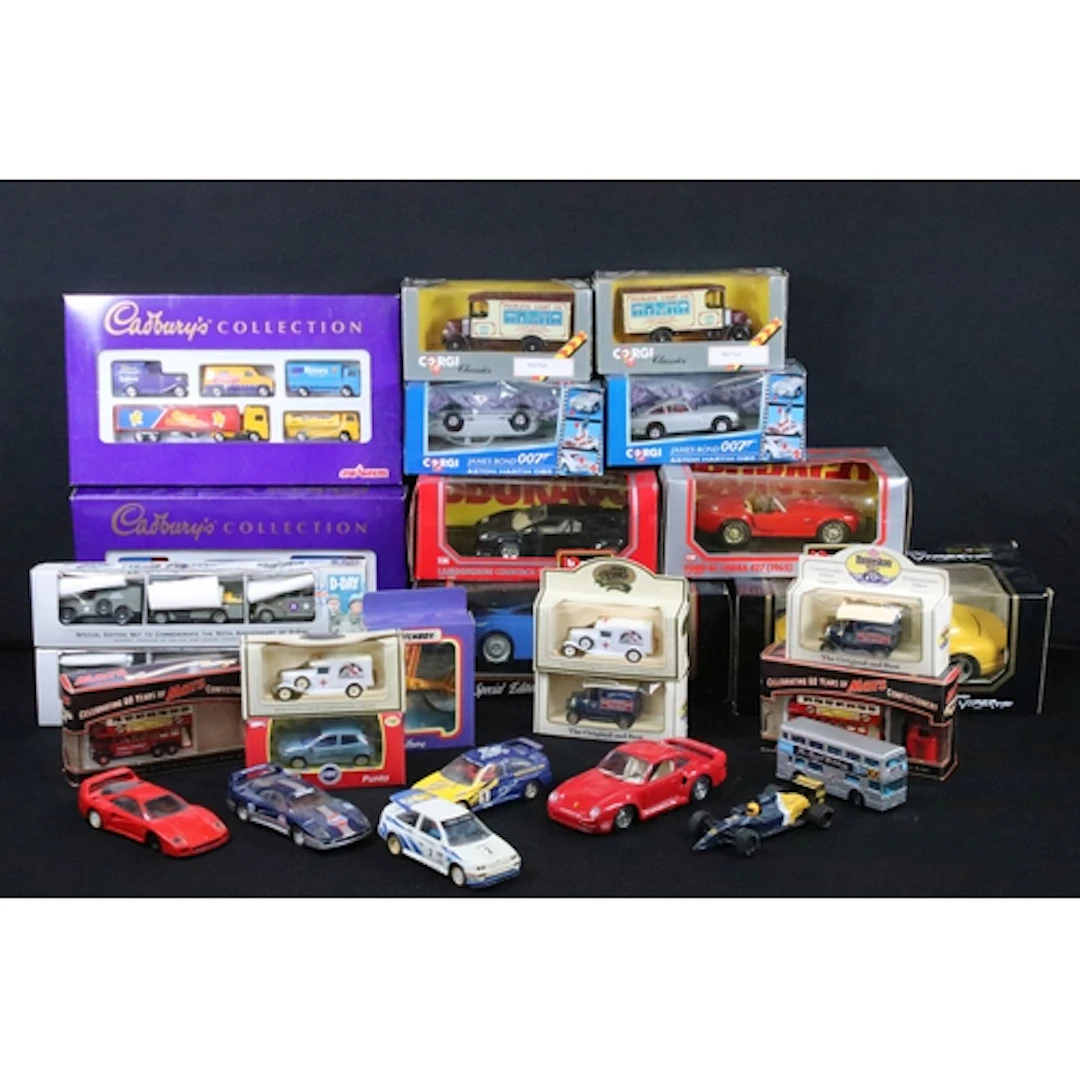 20 Boxed diecast models to include 1/18 Burago Diamonds Dodg...