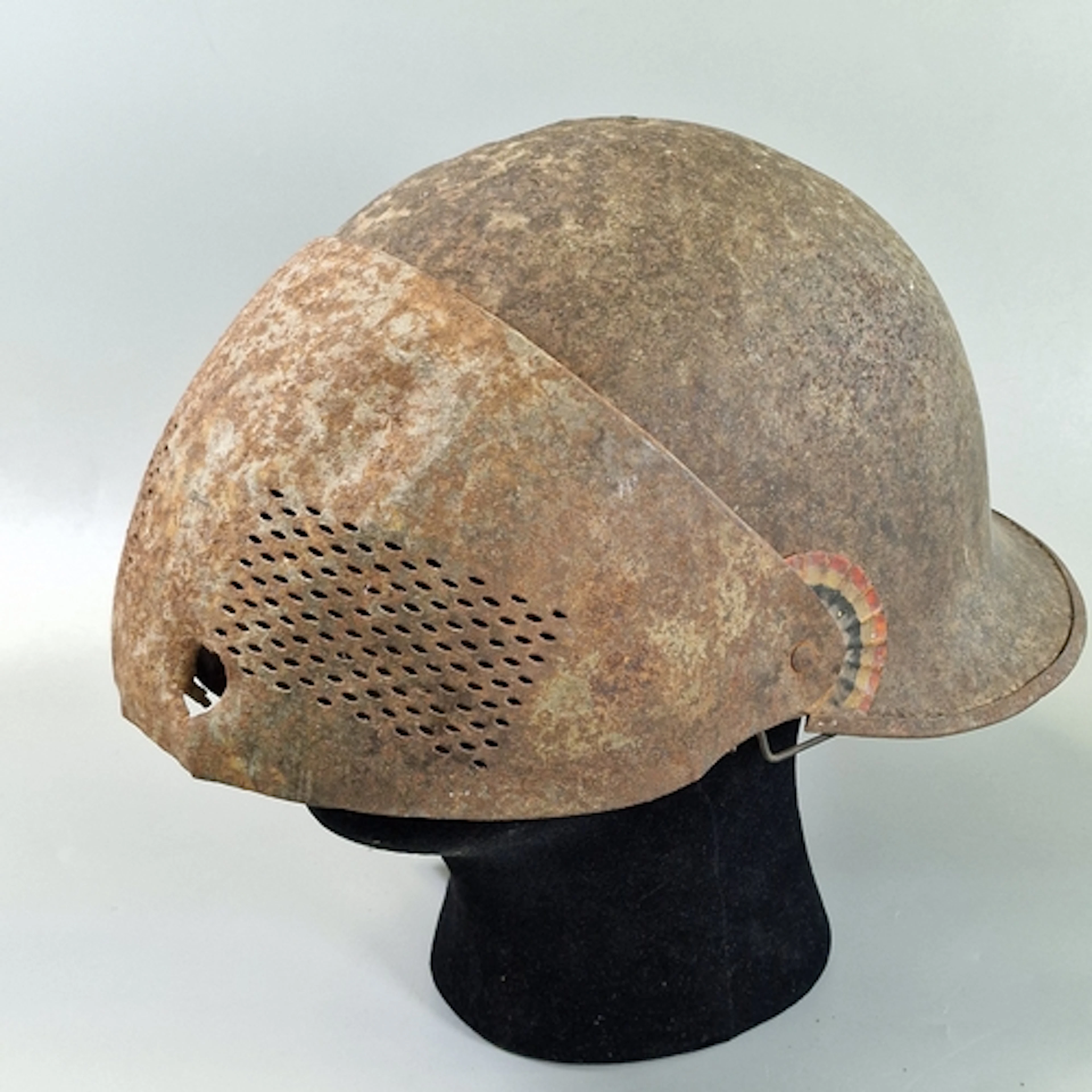 WWI Anglo-Belgian “Elisabeth” helmet, of shallow bowl form w...