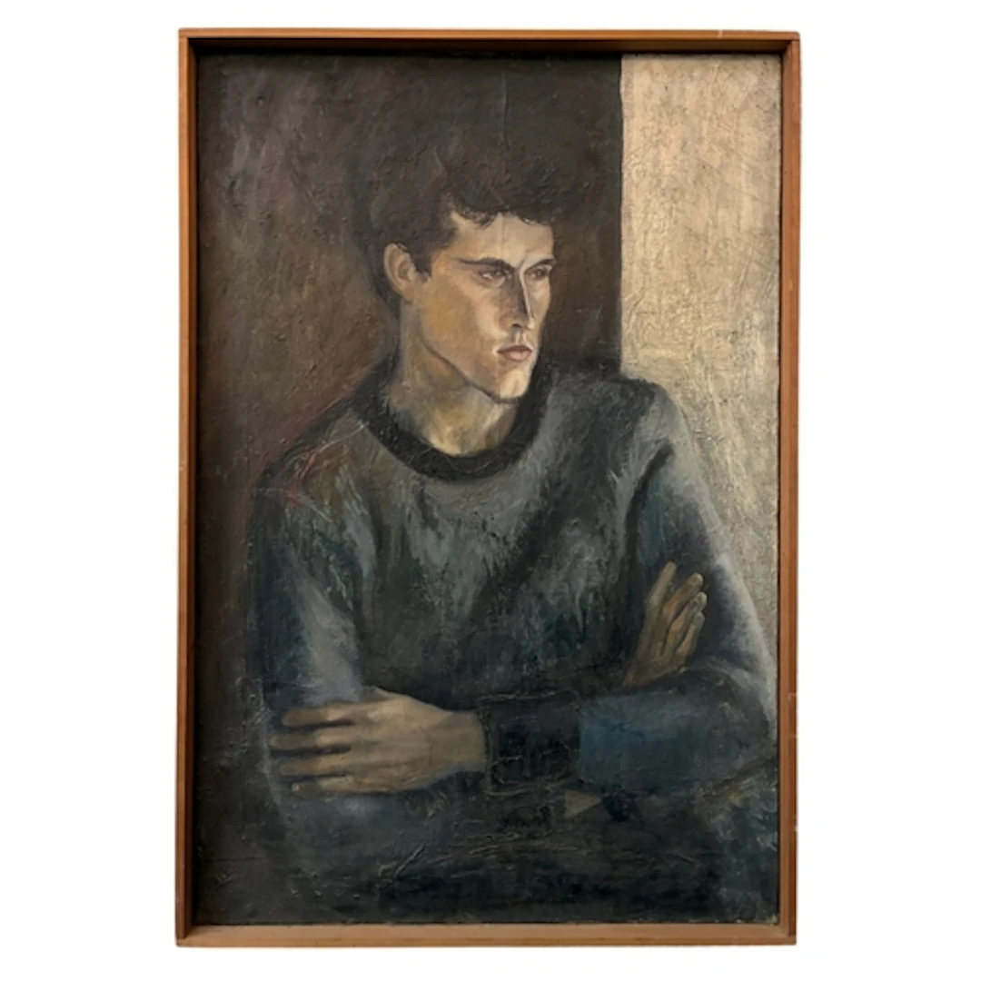 Julia Wills (British, 1937–2022) - Portrait of a Young Man (...