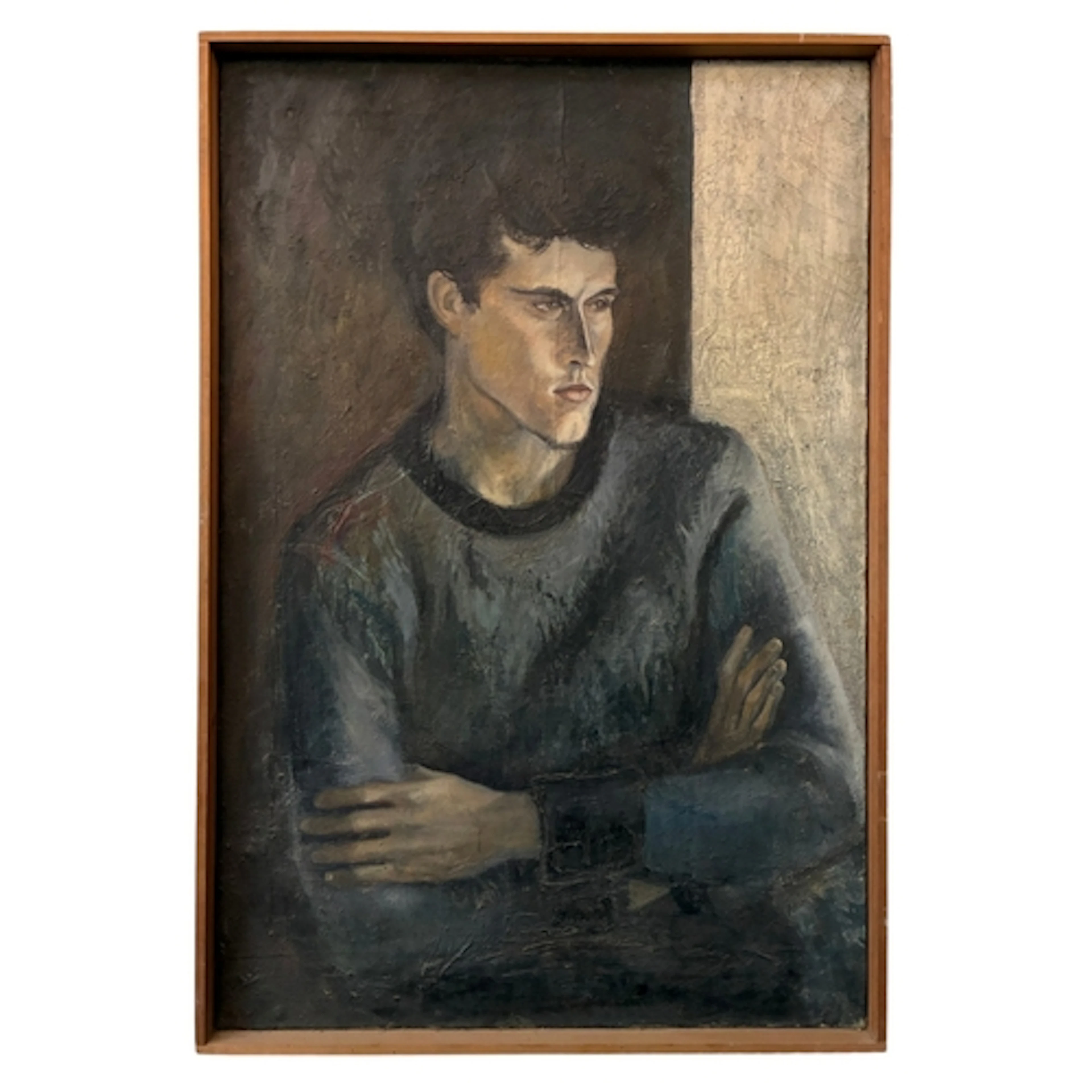 Julia Wills (British, 1937–2022) - Portrait of a Young Man (...