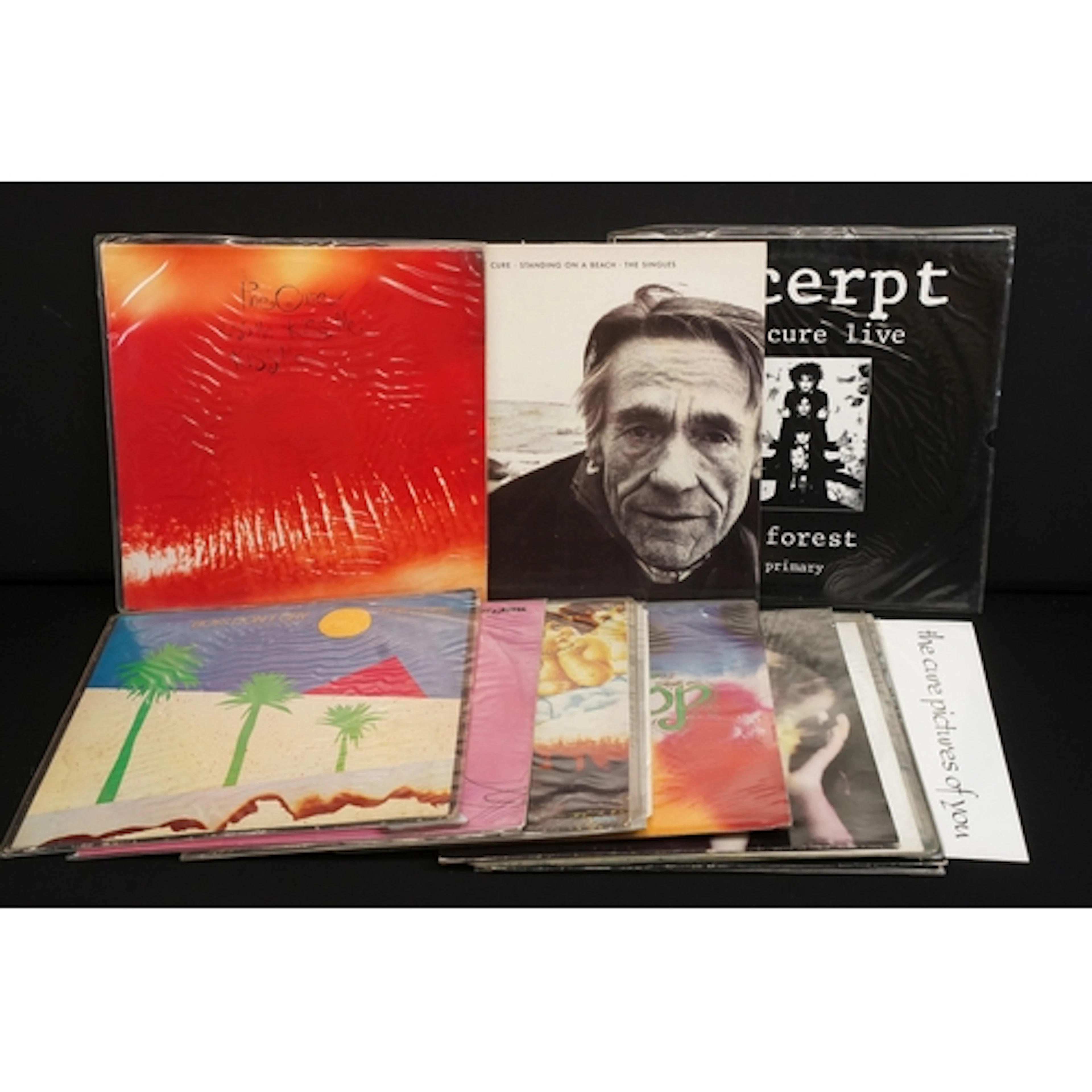 Vinyl - 9 The Cure LPs, and 5 12" including The Walk (test p...