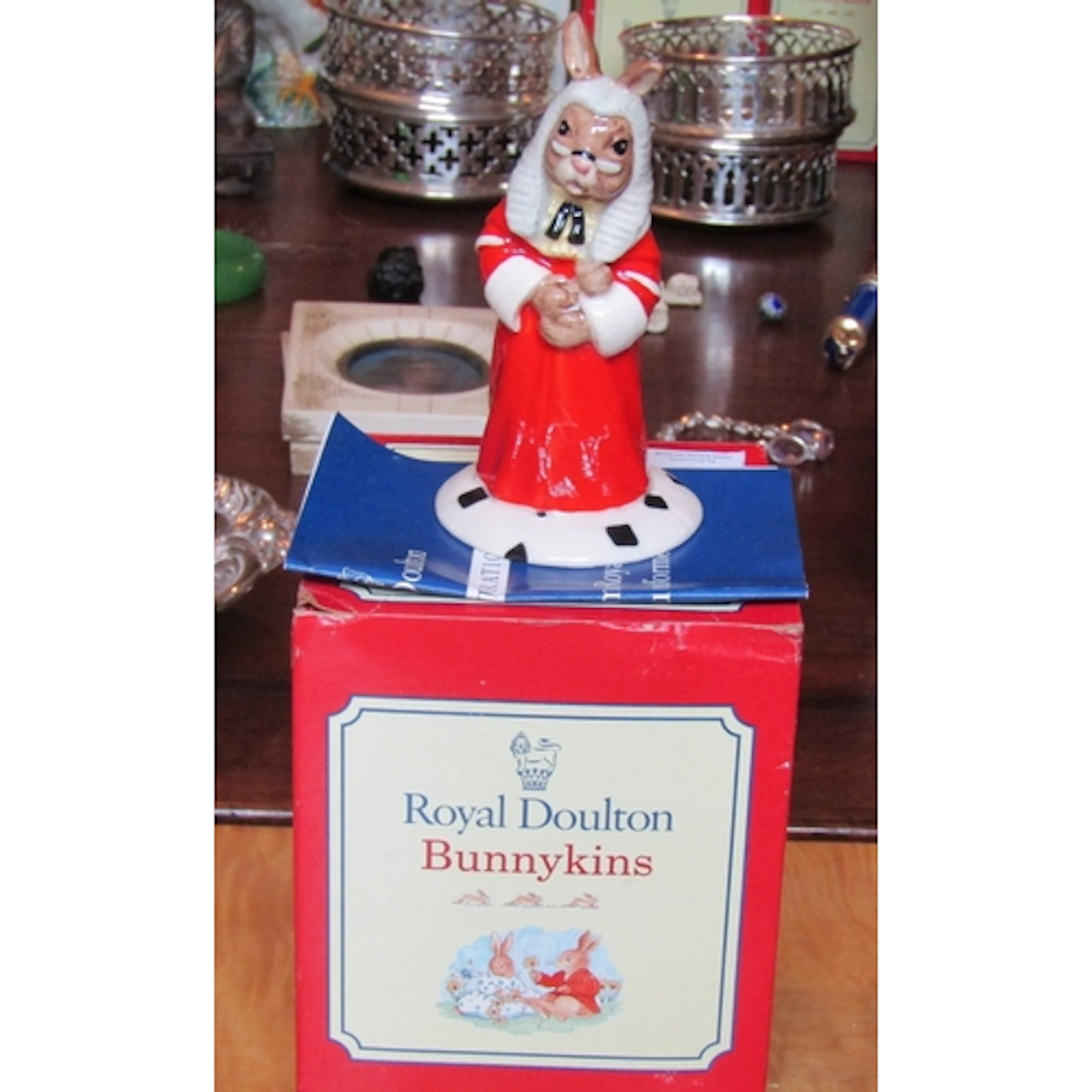 Royal Doulton Bunnykins Fine Porcelain Figure Judge Bunnykin...