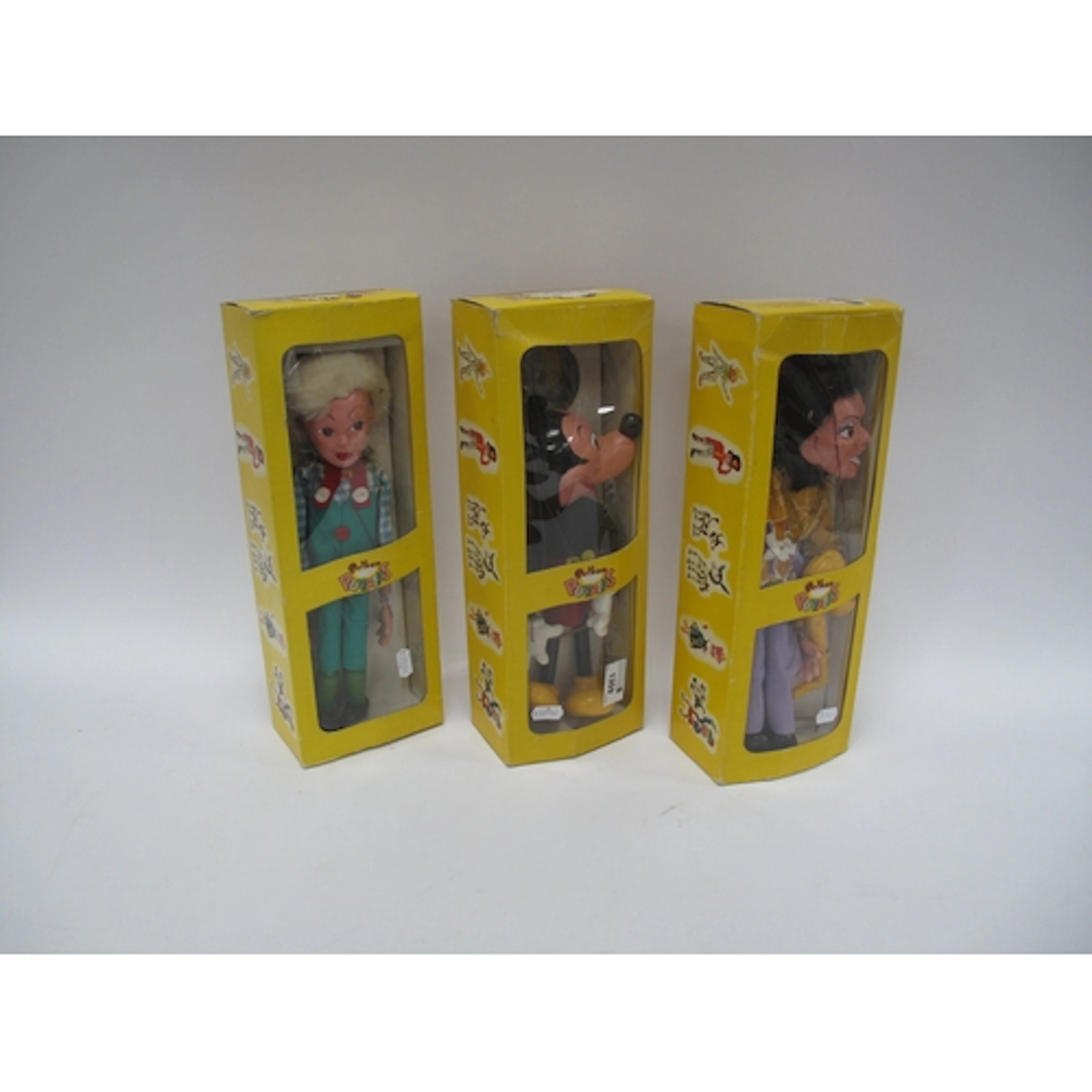 Pelham Puppets - Mickey Mouse, Saxophone player, Hansel ?, a...