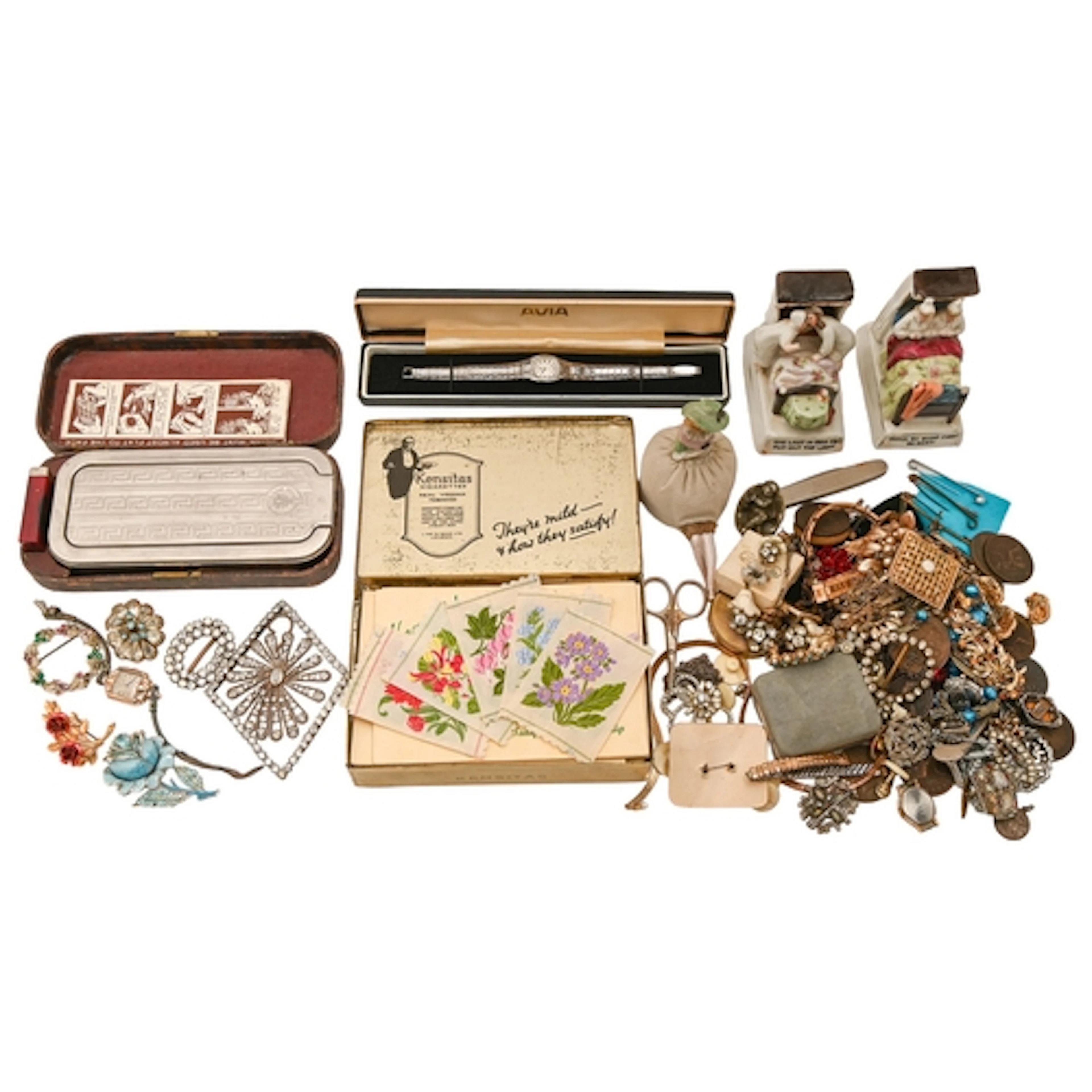 Miscellaneous vintage and other costume jewellery, including...