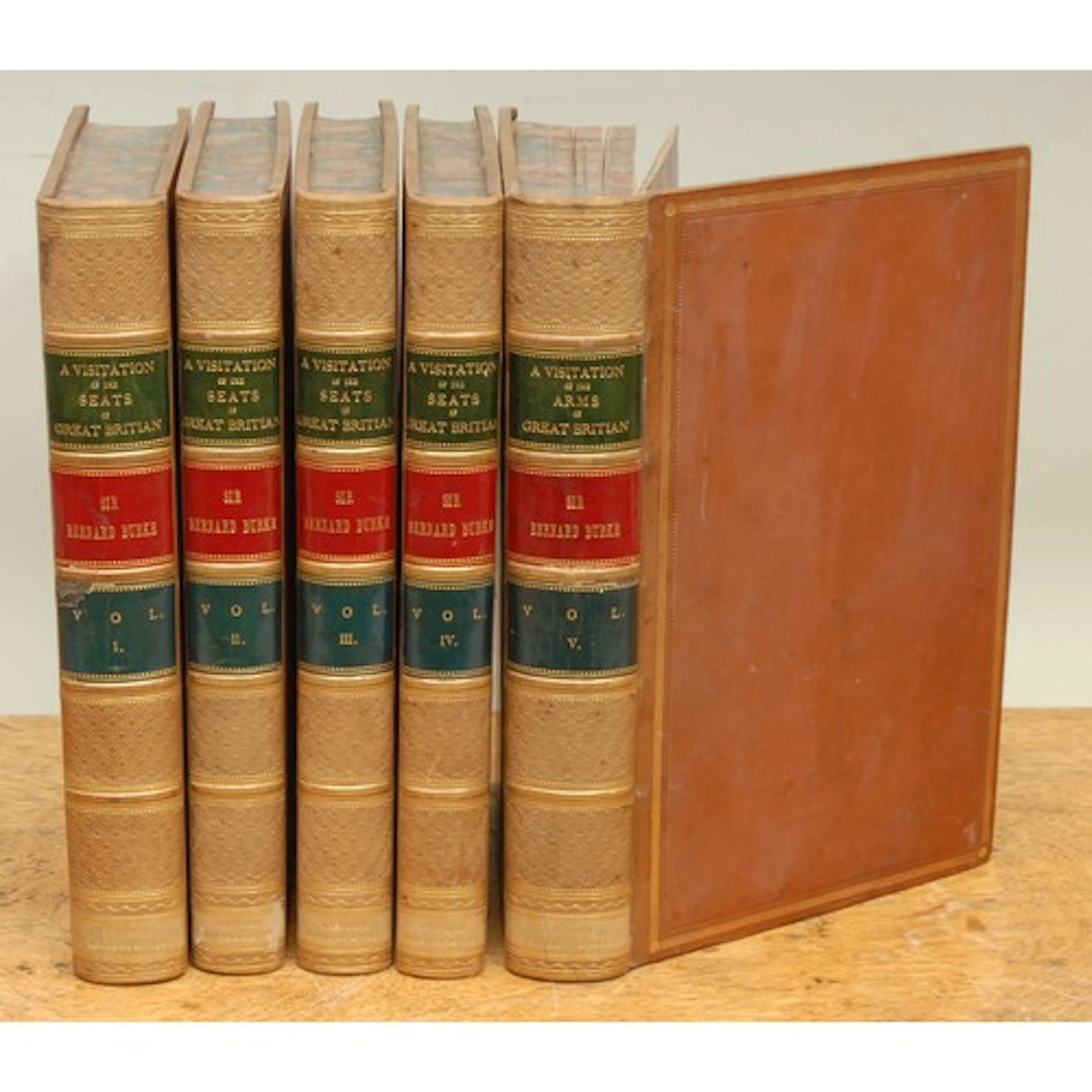 Books: architecture and heraldry – Burke (Sir John Bernard, ...