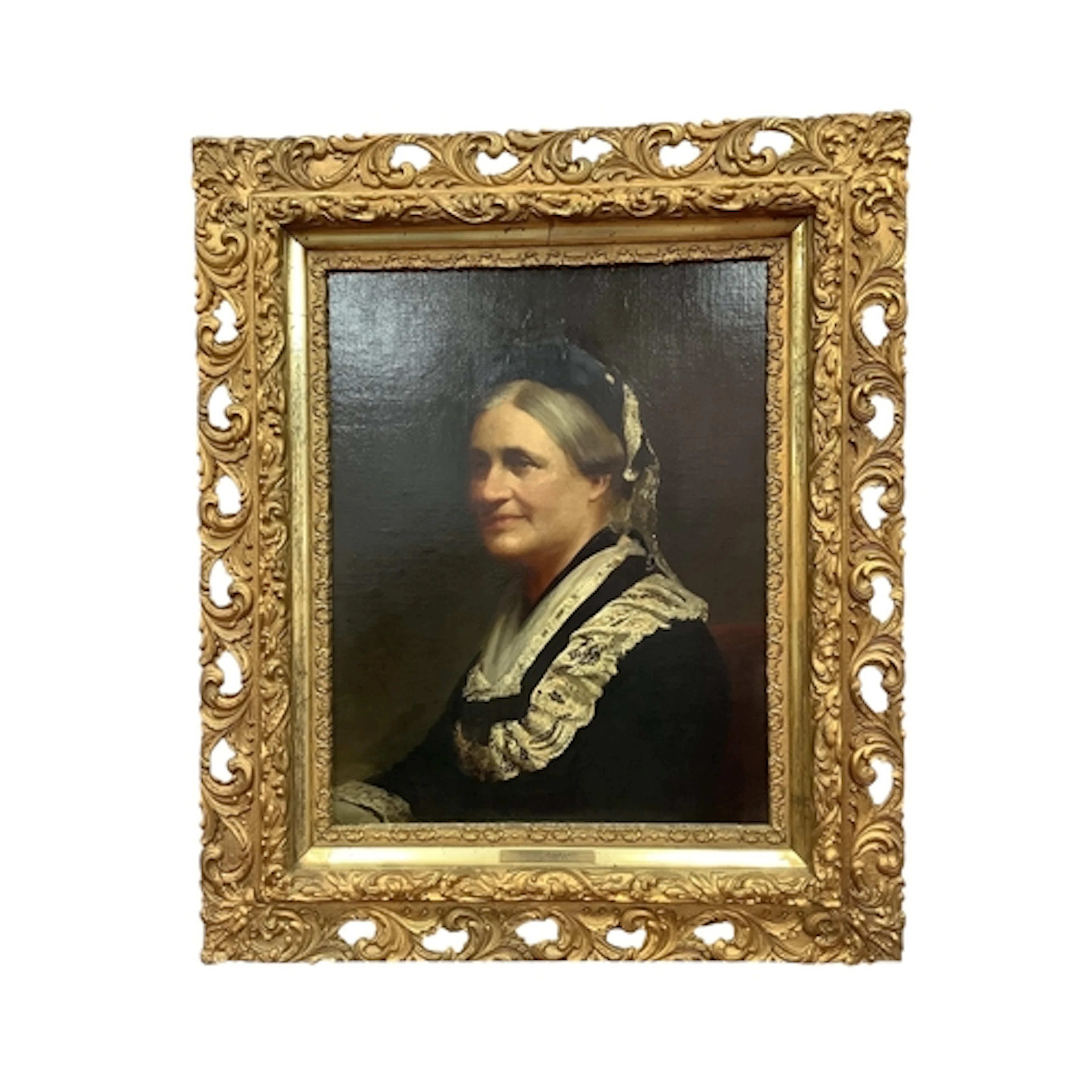 Circle of William Orpen (1878 - 1931) Portrait of an old la...