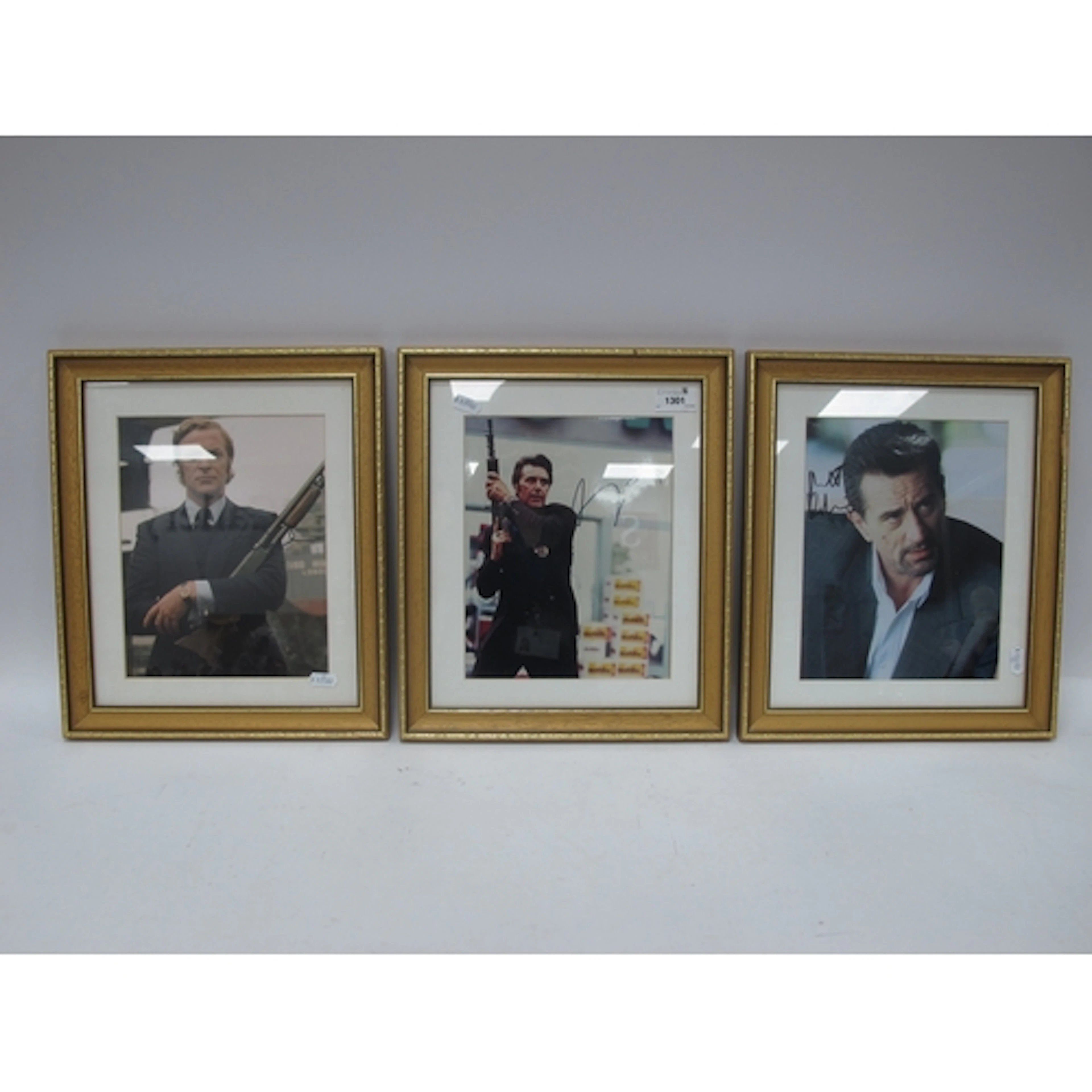 Michael Caine, Robert De Niro and Al Pacino Autographs, ink ...