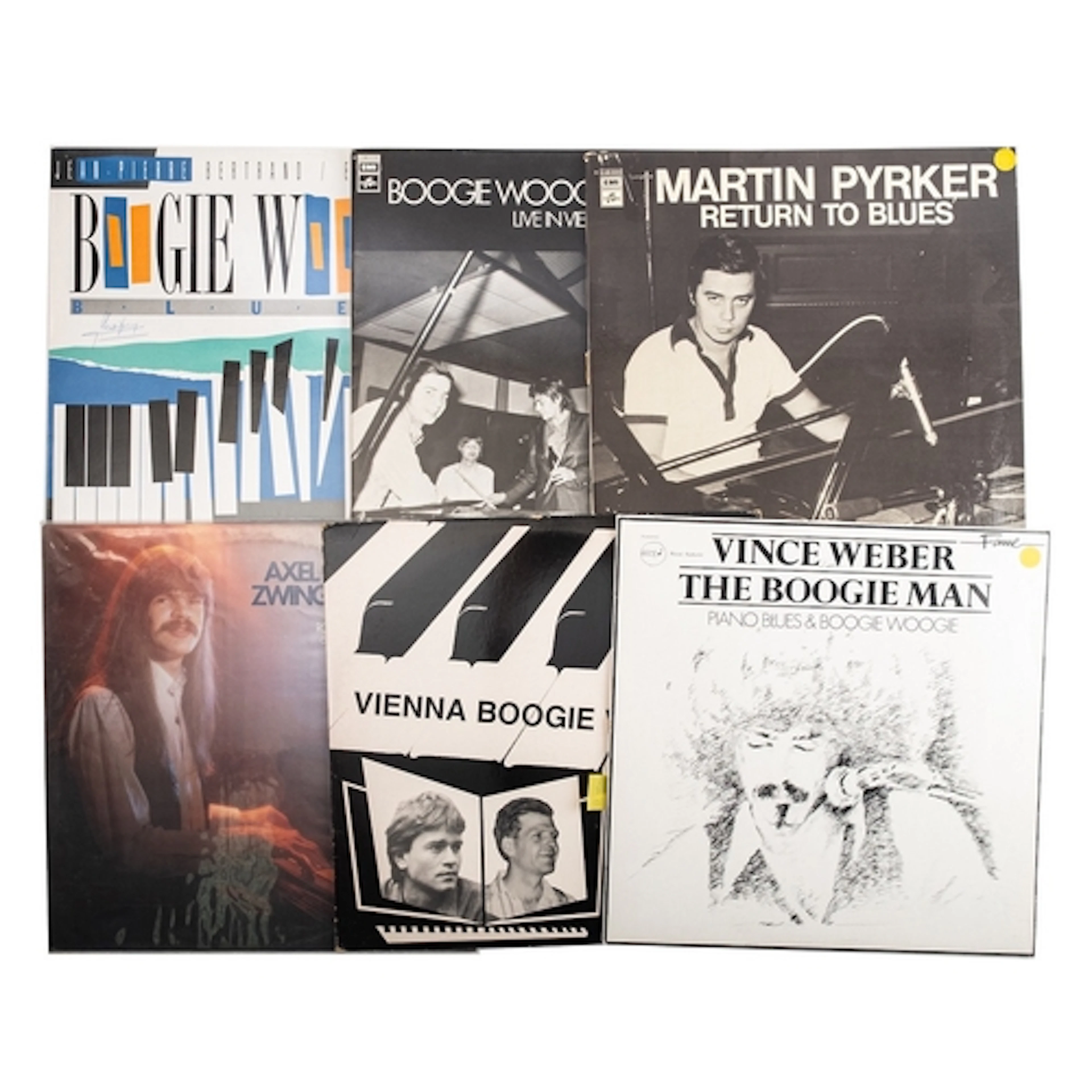 6 Boogie Woogie and Piano Blues LPs: Boogie Woogie Blues, Bo...