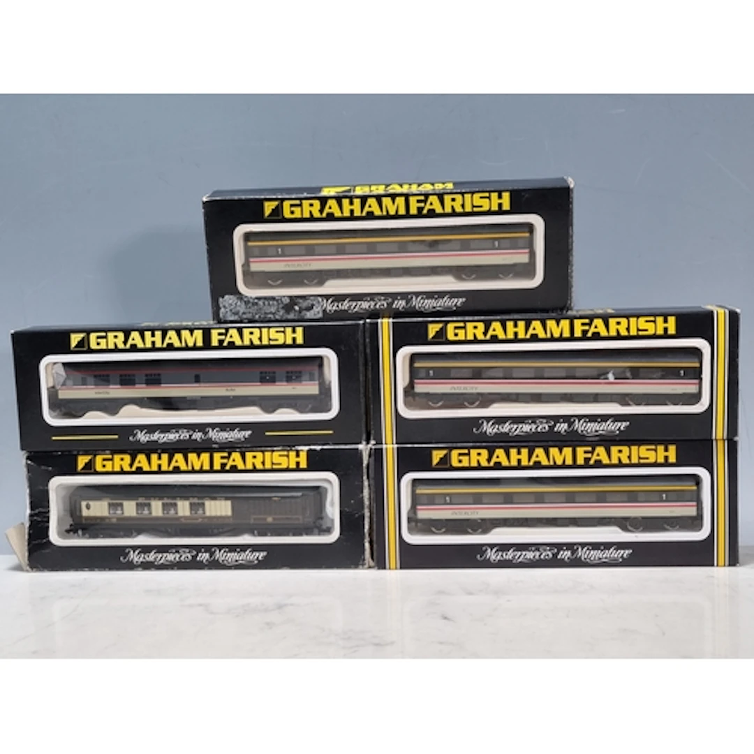 Three boxed Graham Farish N gauge No.0817 Mk.II Intercity Co...