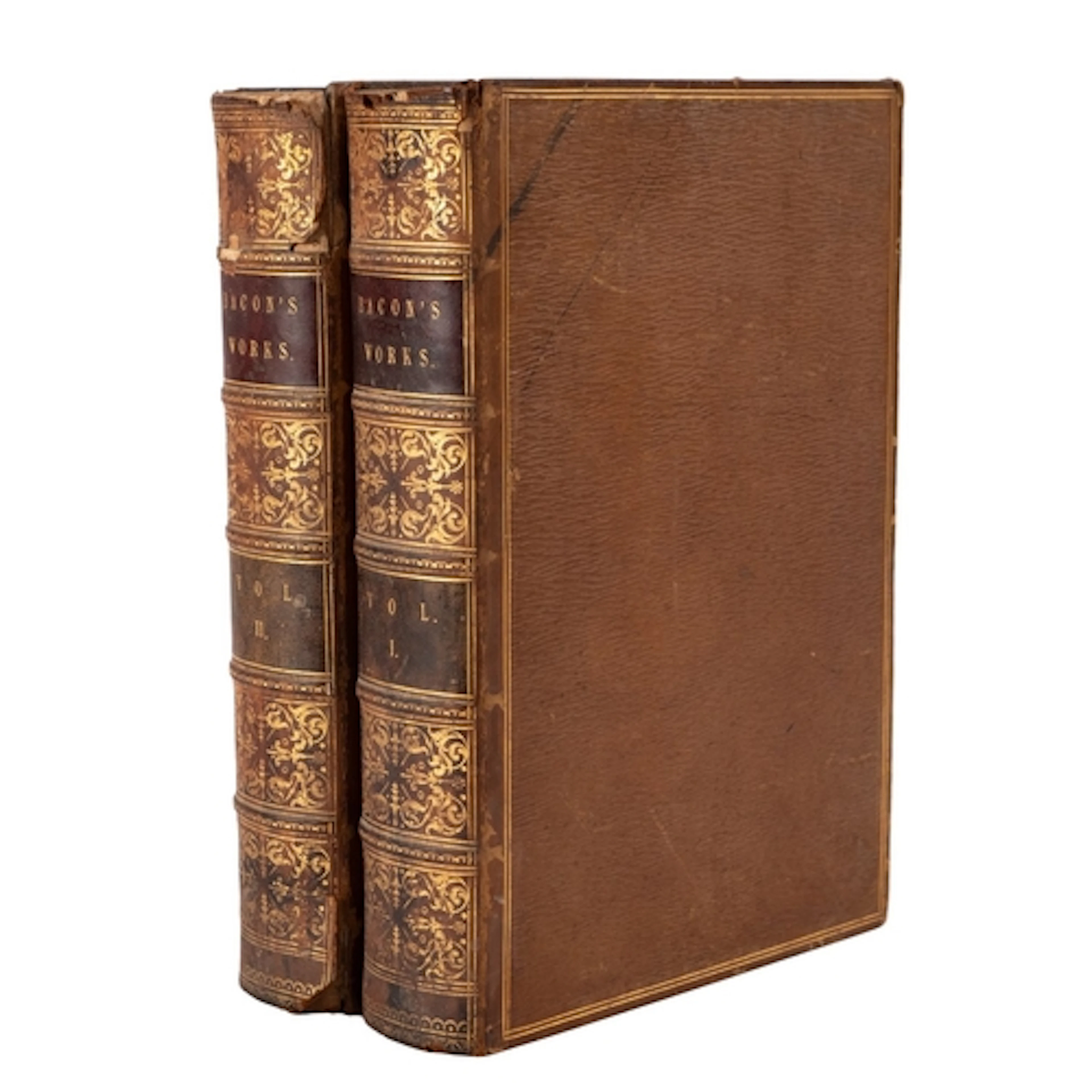 BACON, Francis. The Works of Lord Bacon, 2 vols., London: Wi...