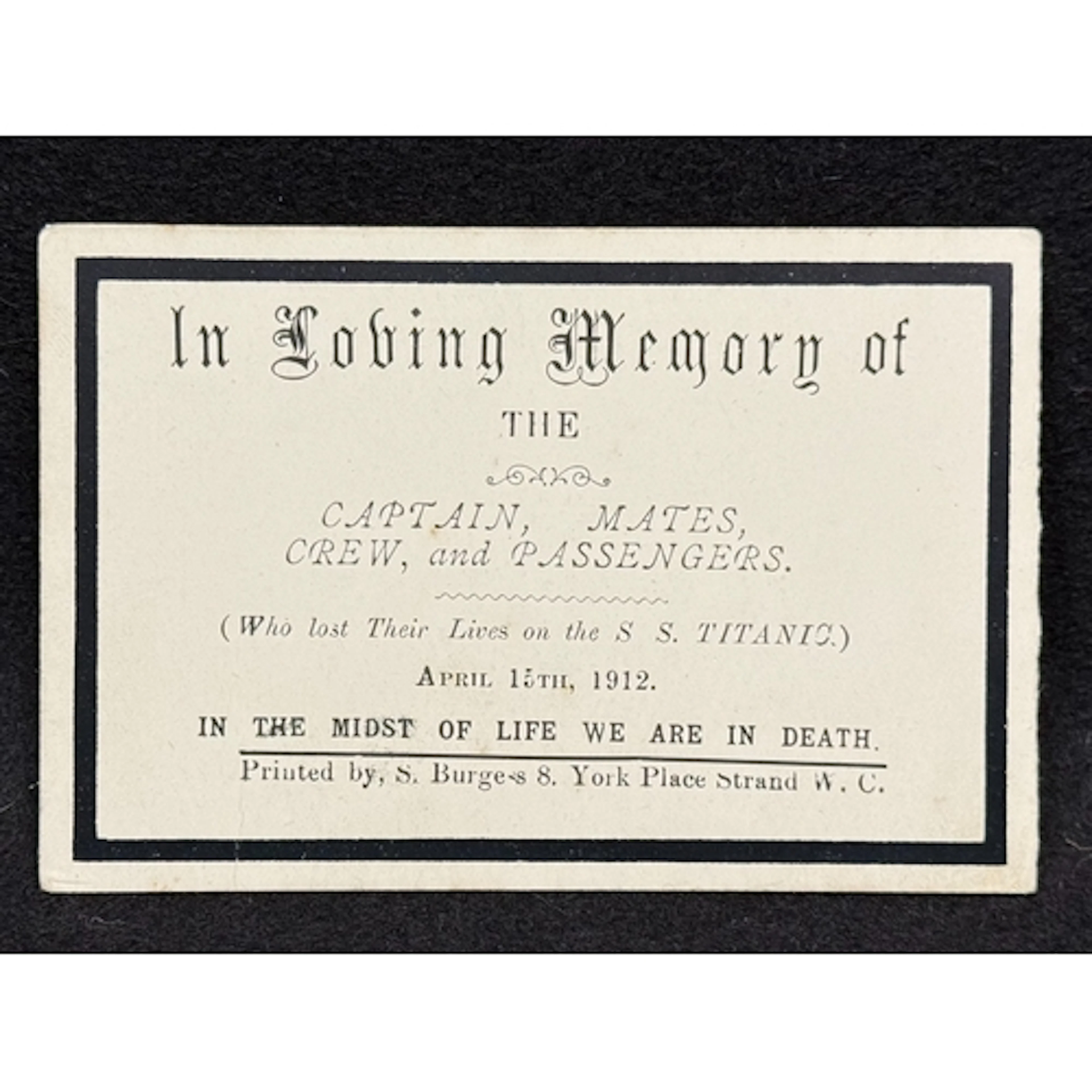 R.M.S. Titanic: R.M.S. Titanic: In Loving Memory of the Cap...