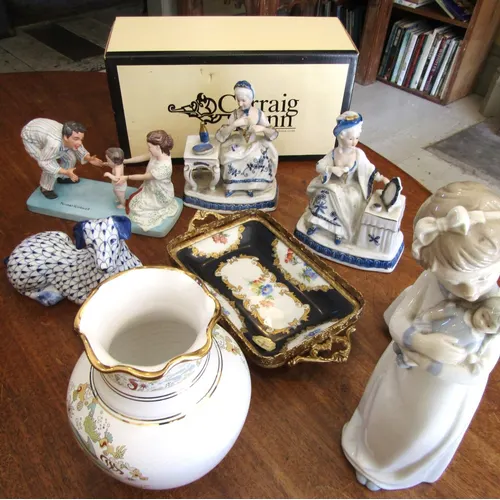 Collection of Various Fine Porcelain Items Including Norman ...