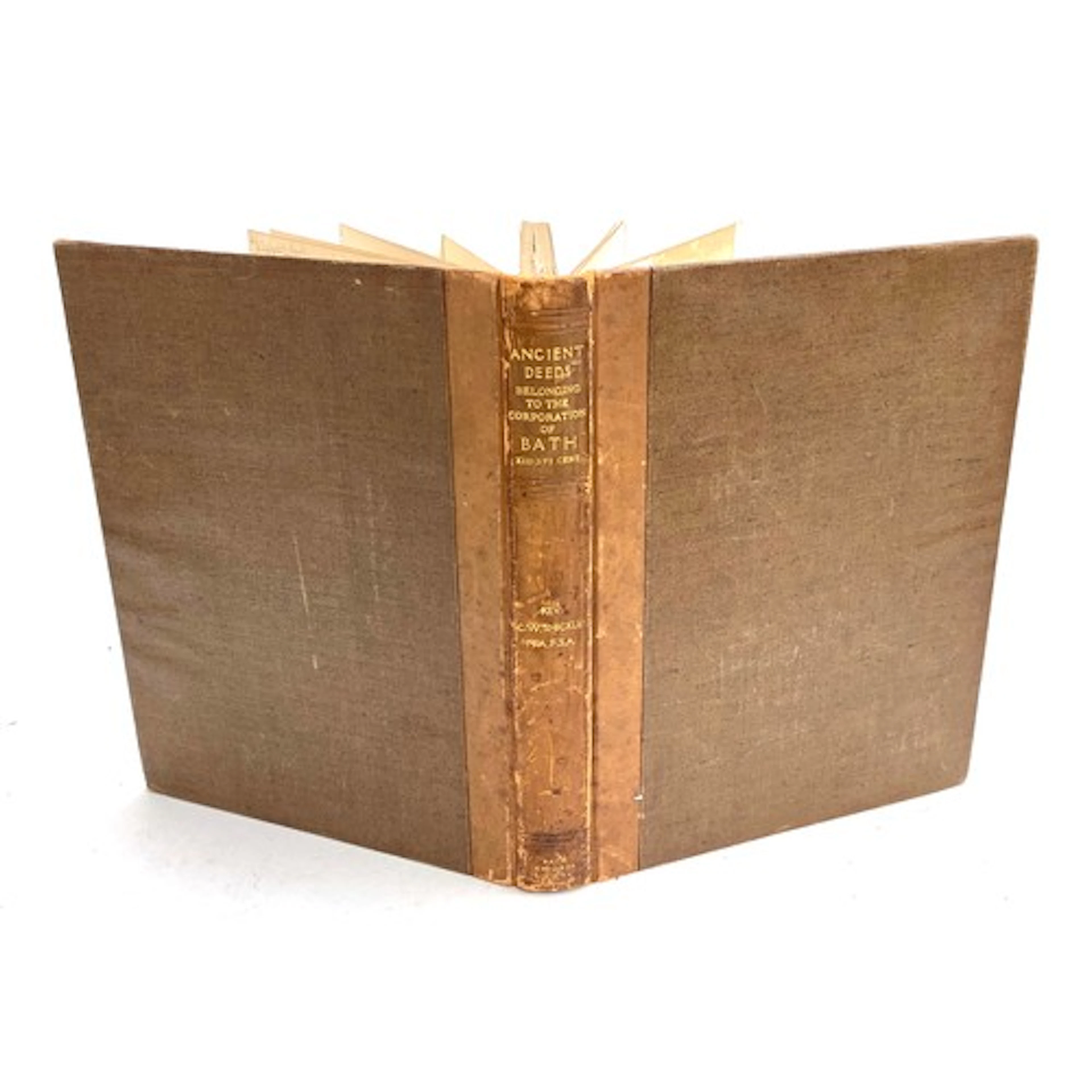 BOOK, BATH INTEREST. SHICKLE, C.W., Rev. 'Ancient Deeds Belo...