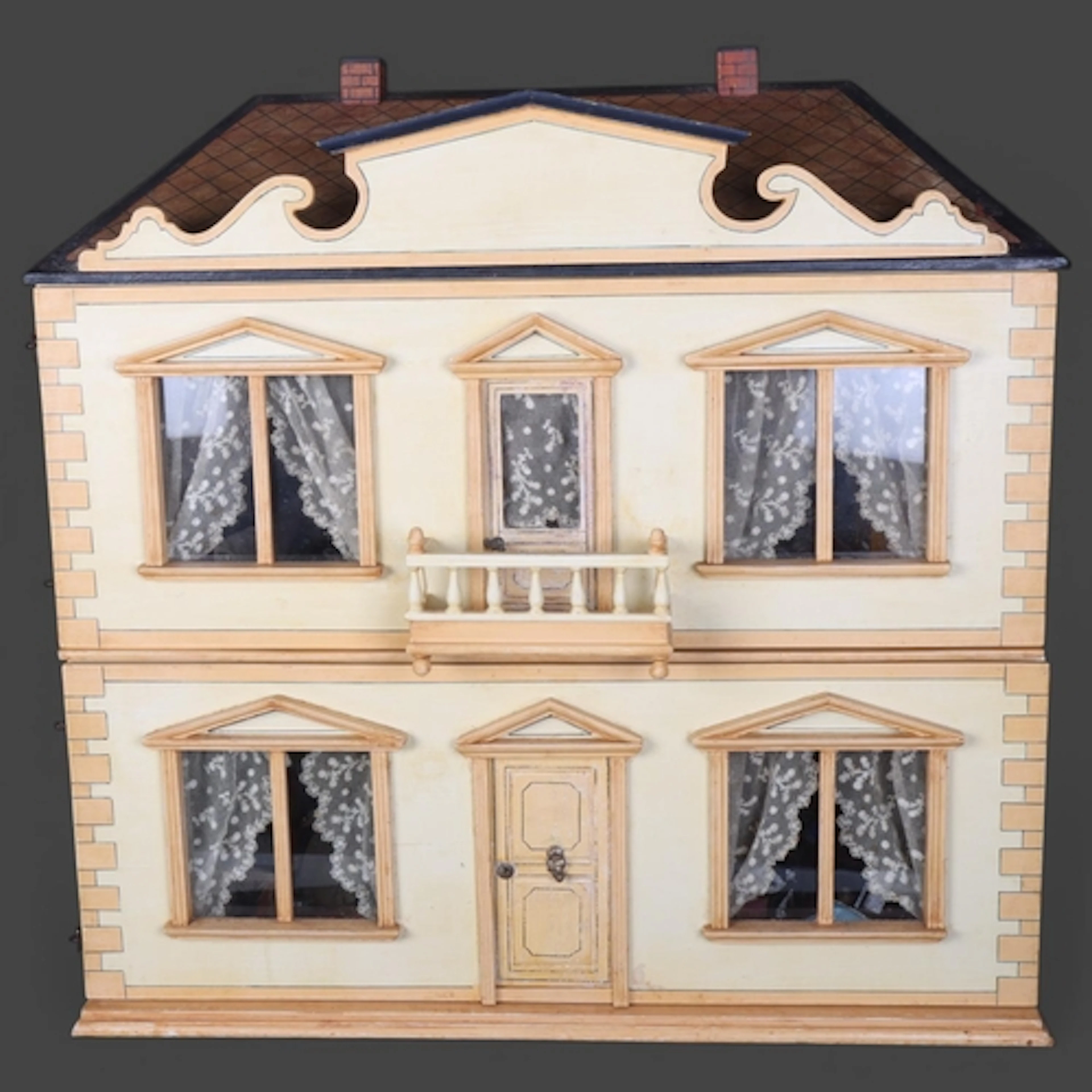 A Christian Hacker fully furnished doll's house, early 20th ...