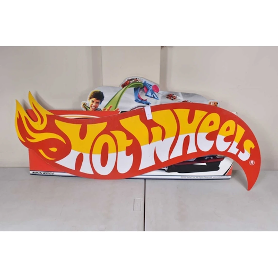 THREE MODEL CAR THEMED RETAIL DISPLAY BOARDS, to include a M...