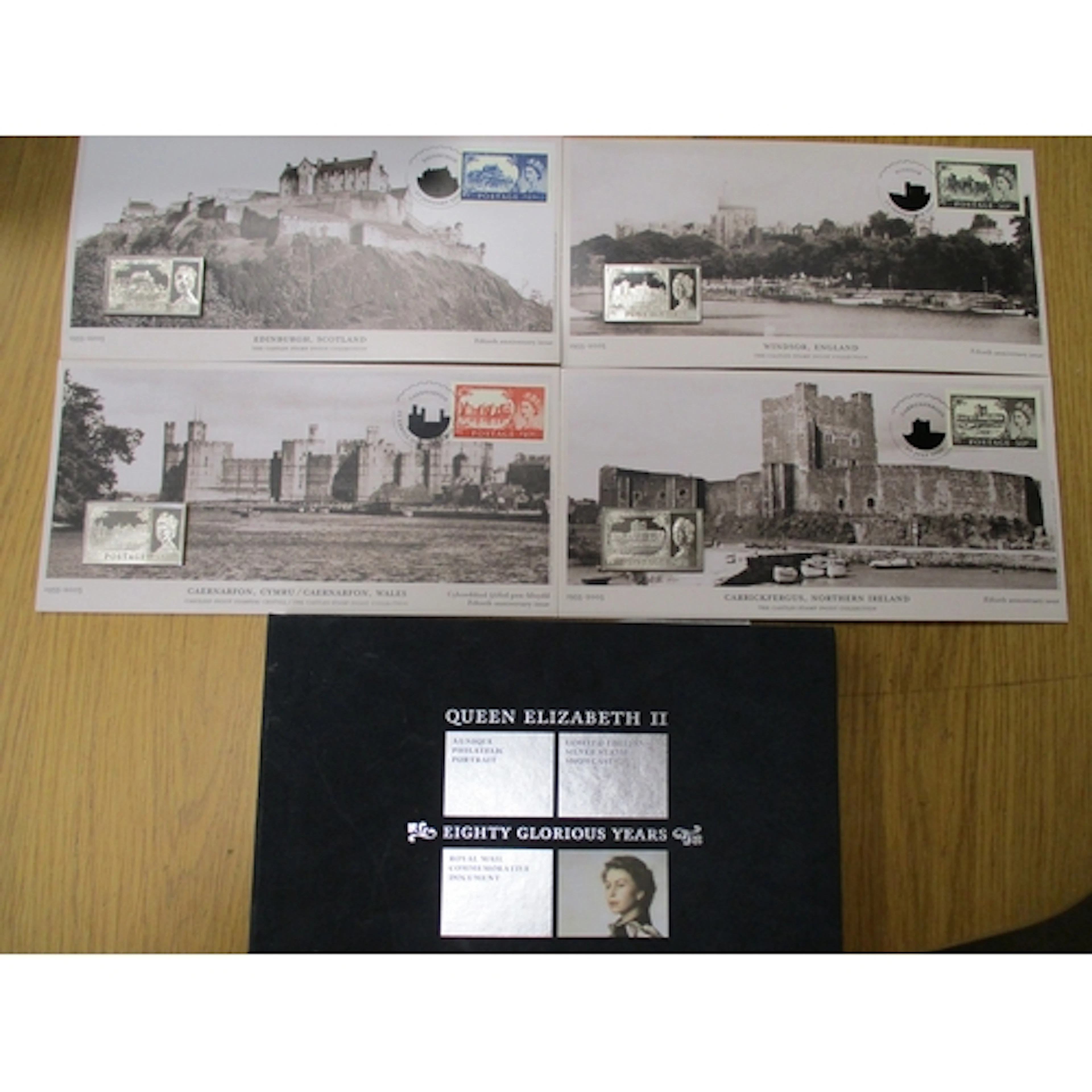 2006 'The Castles 1955-2005 stamp ingot collection' inset in...
