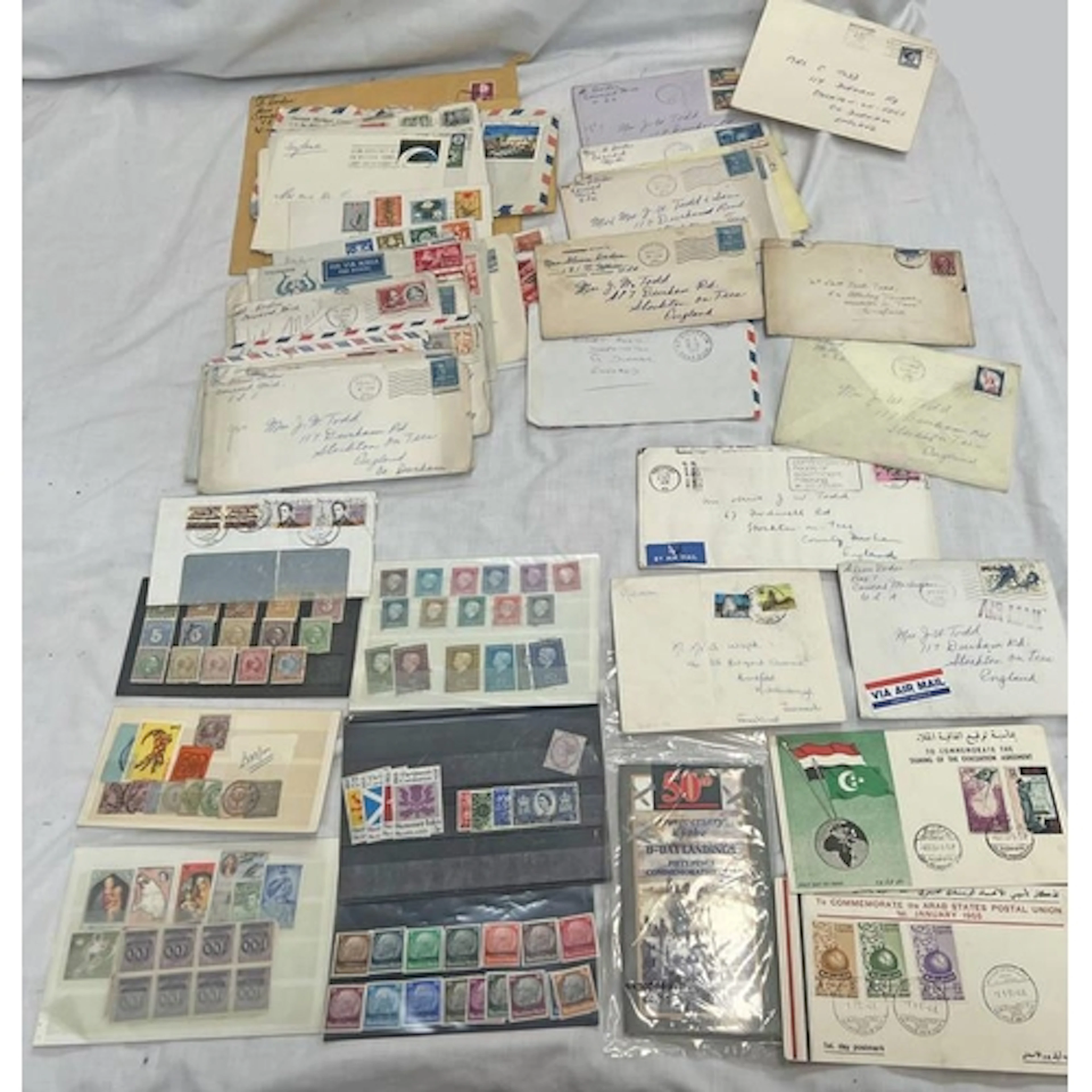 FOLDER CONTAINING STOCKCARDS & COVERS TO INCLUDE STOCKCARD O...