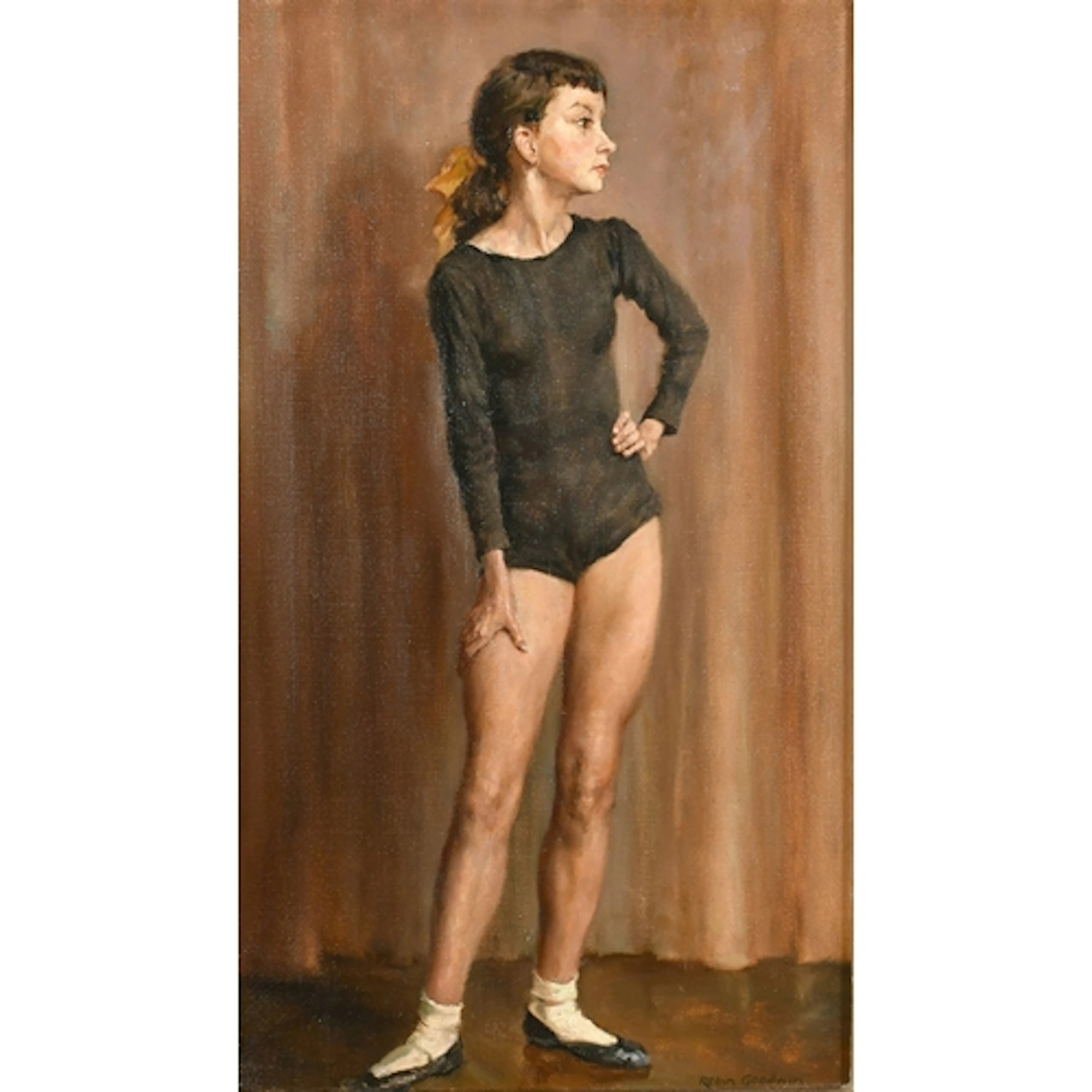 Robin Goodwin (1909-1997) British. "Wendy, Student of the ba...