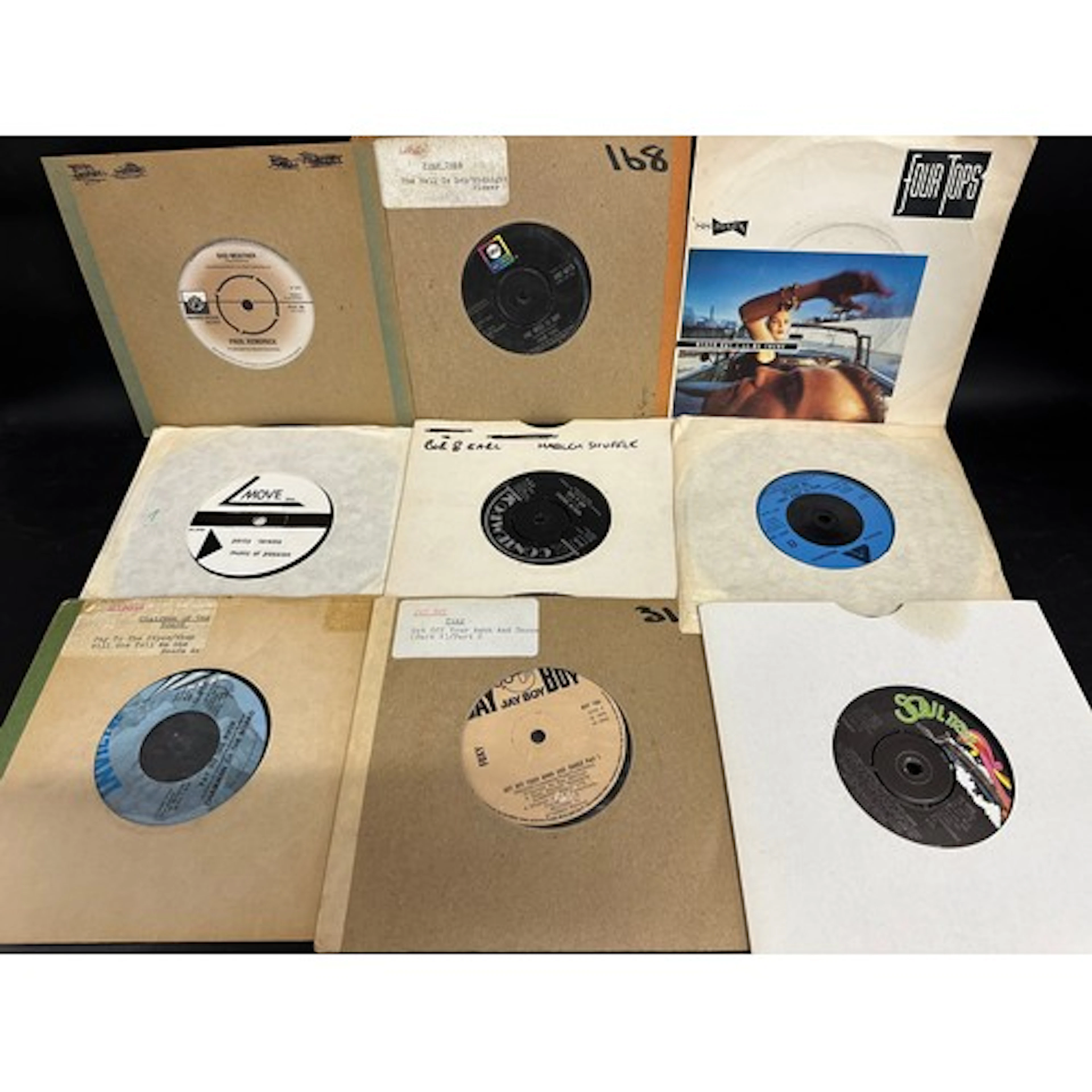 Over forty 7" vinyl singles, Northern Soul, Tamla Motown, Fu...