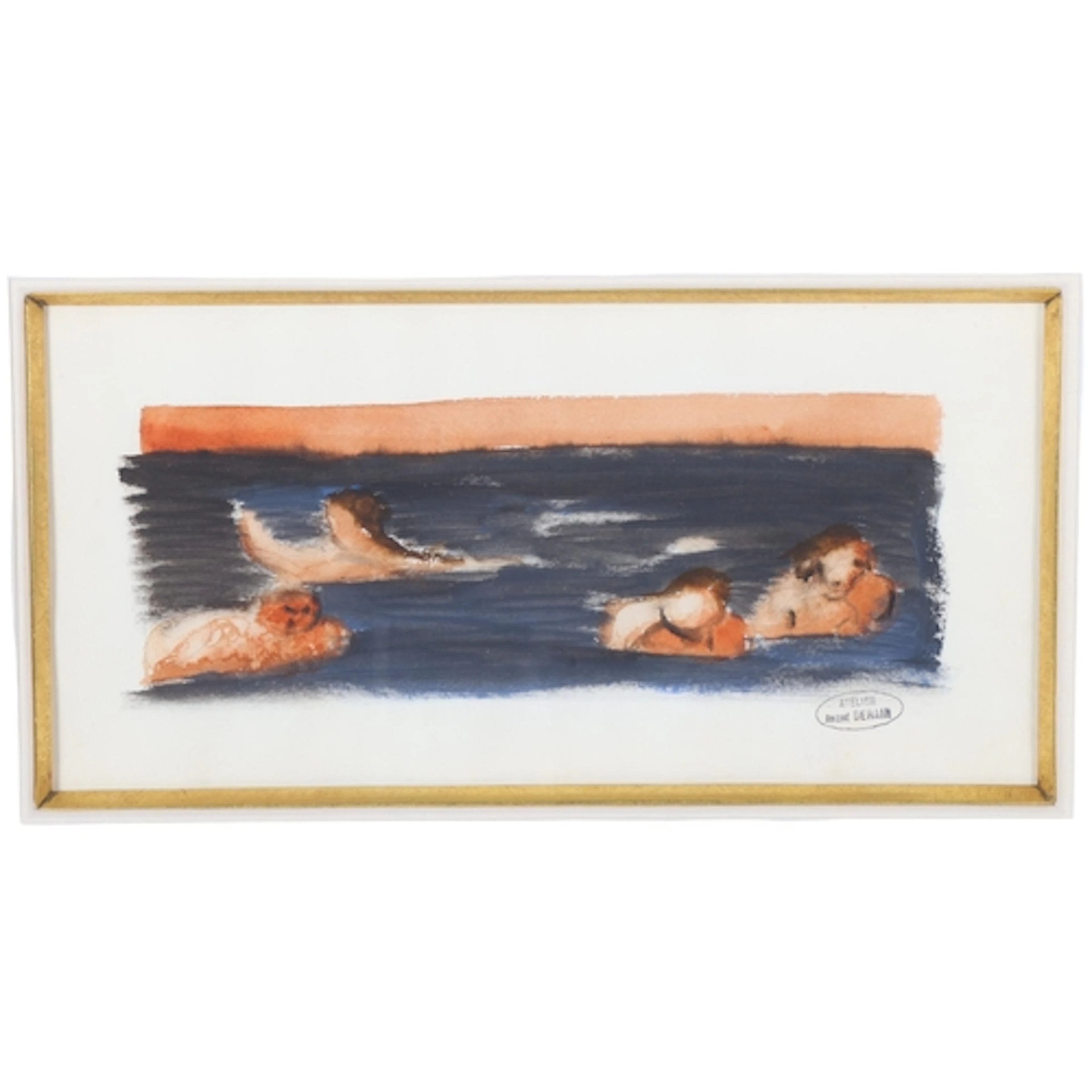 Andre Derain (1880 - 1954), 4 bathers, atelier stamp, image ...