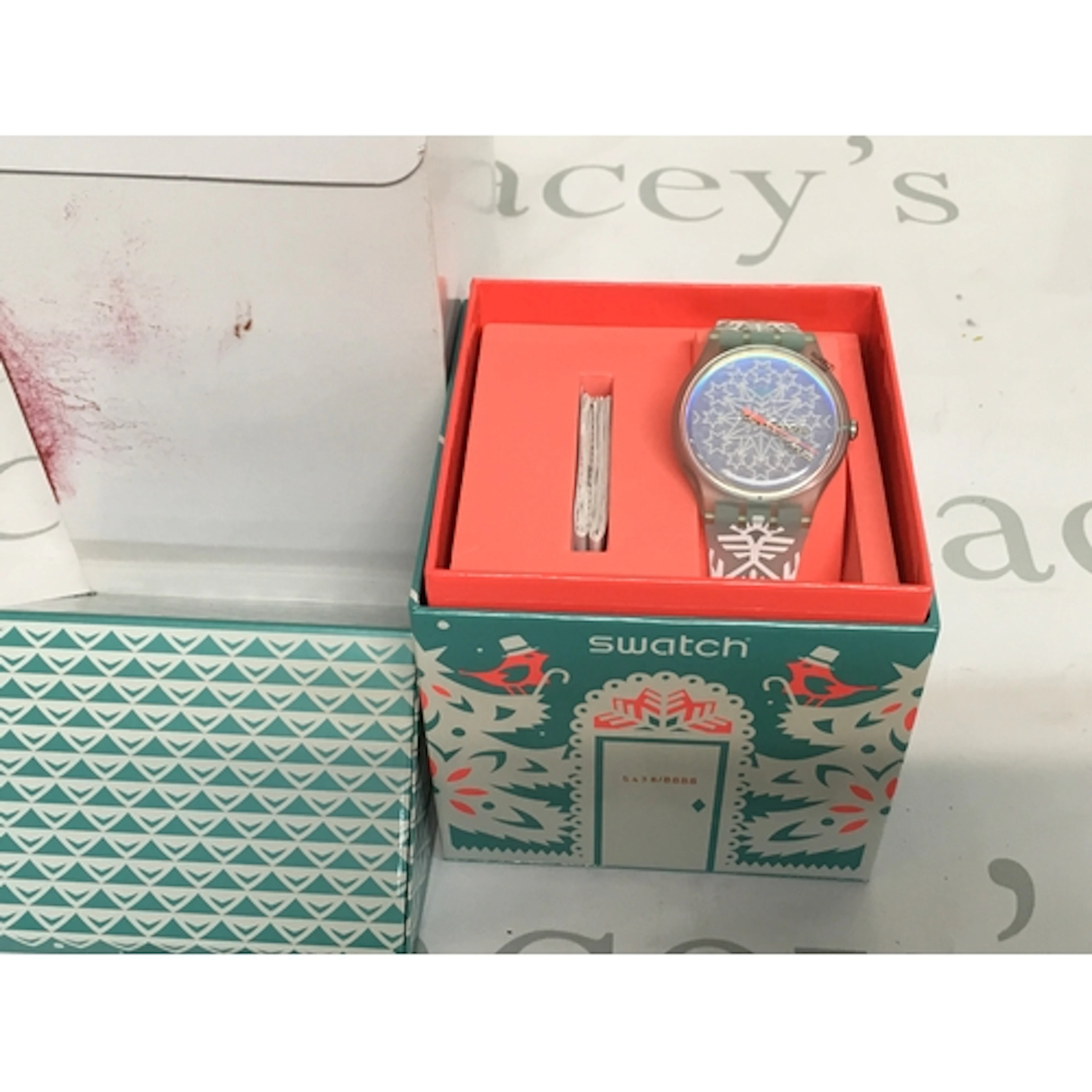 Swatch "God Jul" Christmas Special watch from 2016 (model SU...