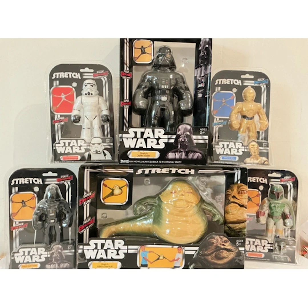 A Collection Of Star Wars Stretch Figures