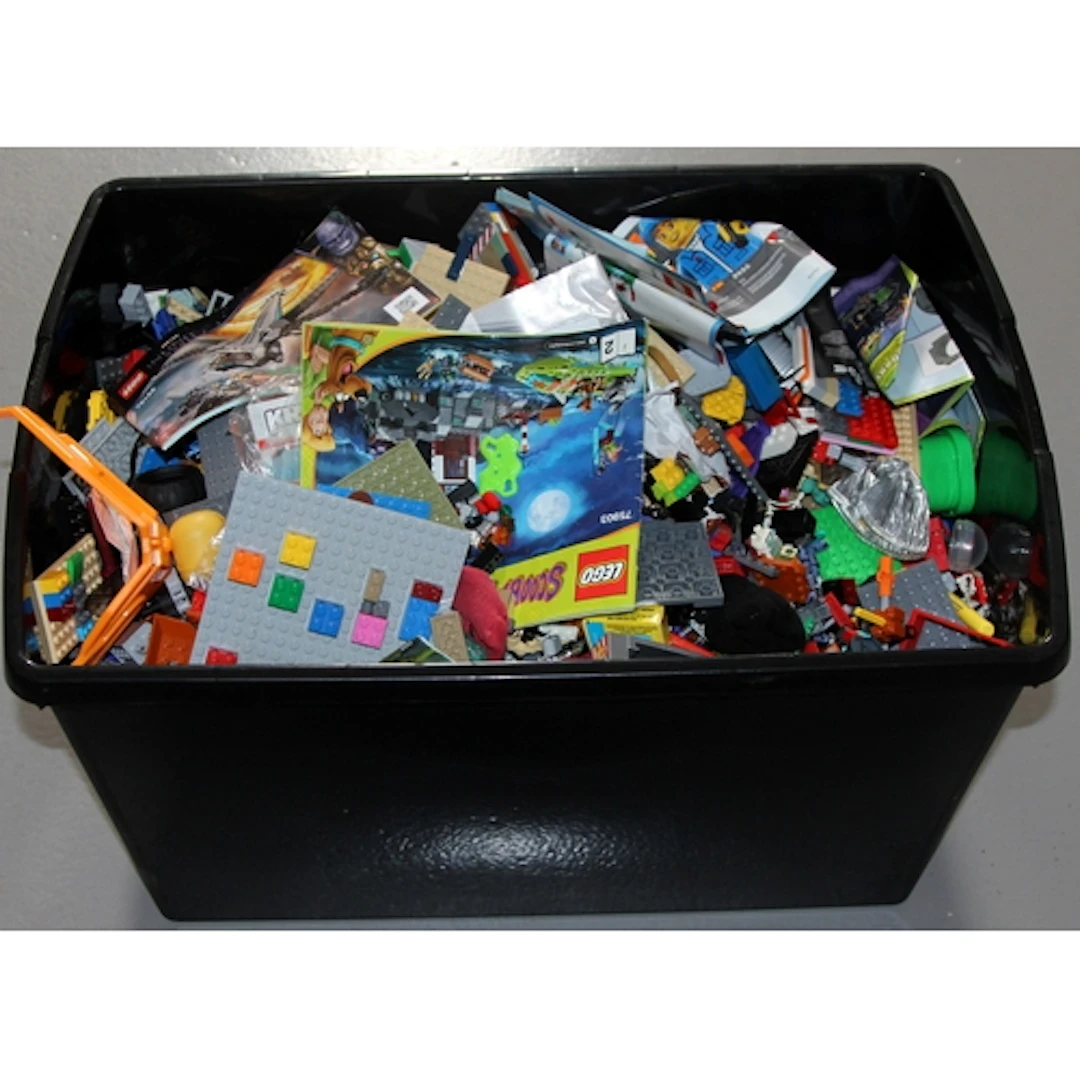 A very large tub of loose Lego
