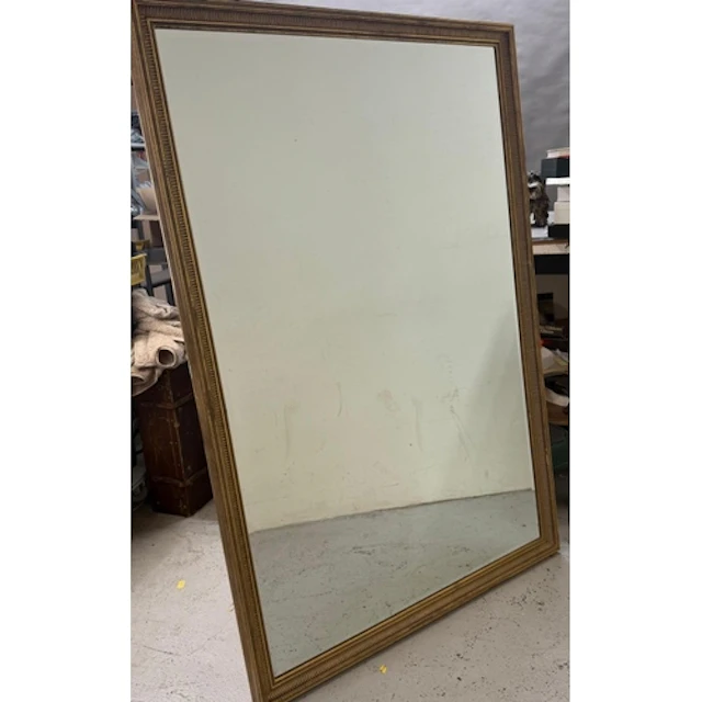 A large gilt wood over mantle mirror 170x115 cms