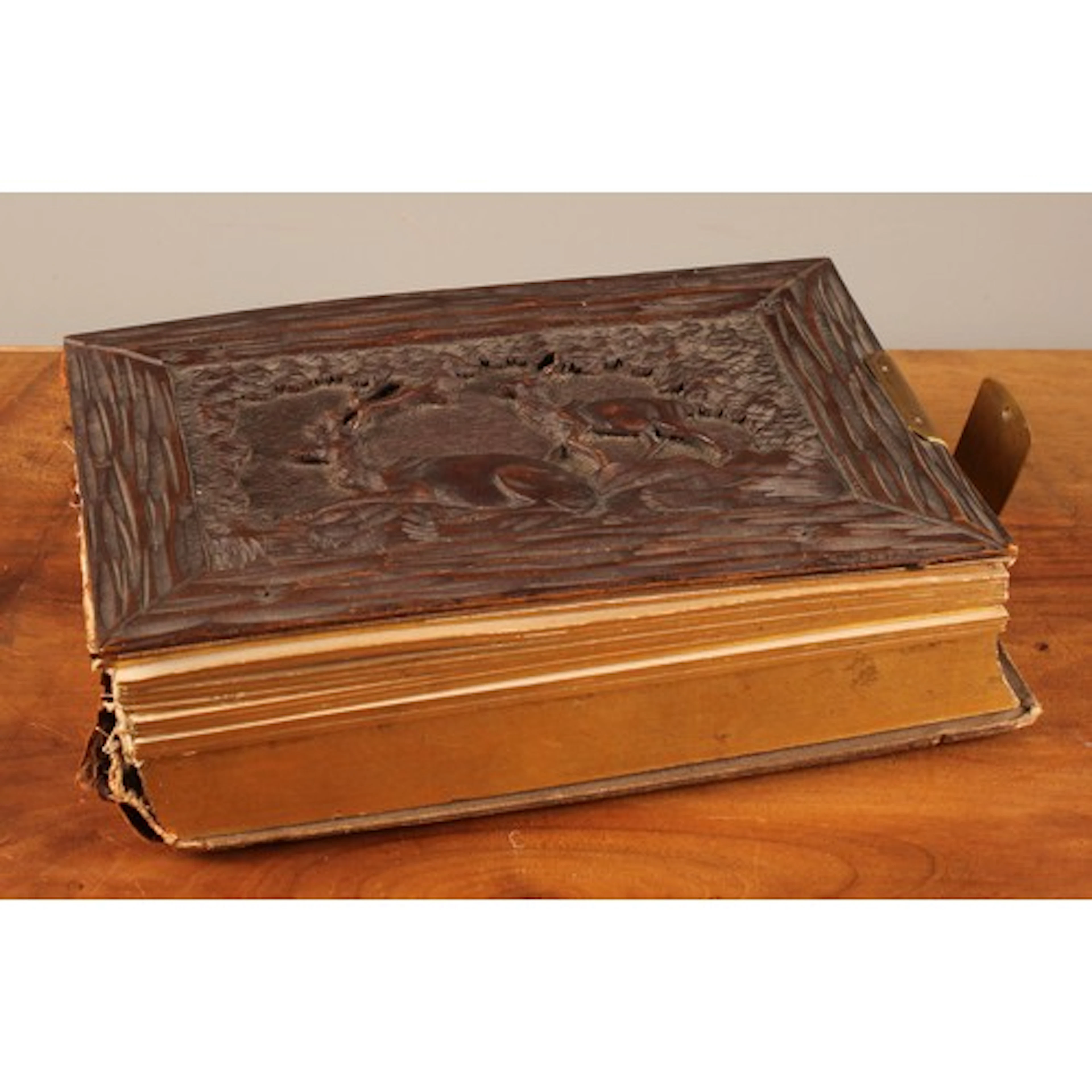 An early 20th century Black Forest musical photograph album,...