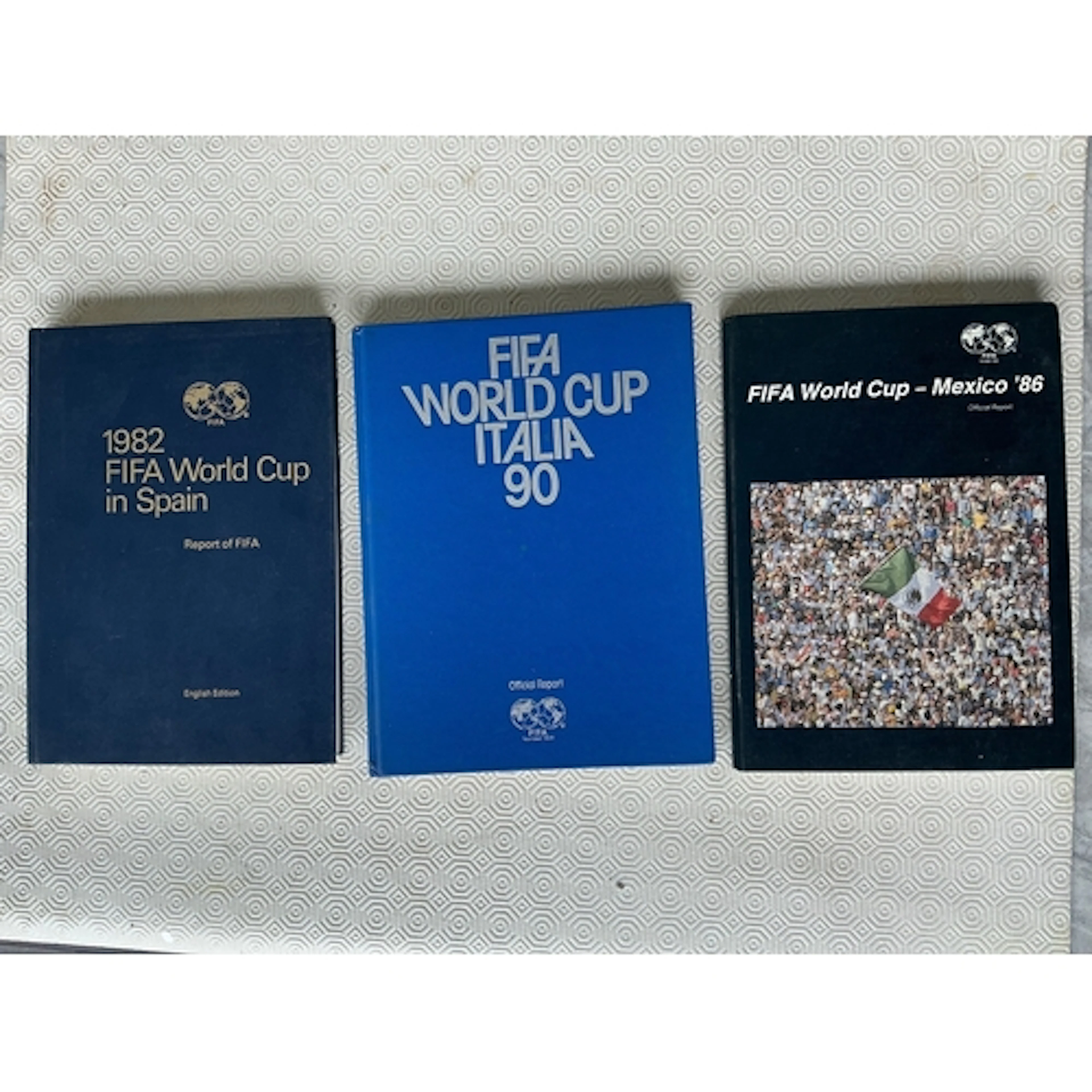 FIFA 1982 1986 1990 World Cup Report Football Books: These w...