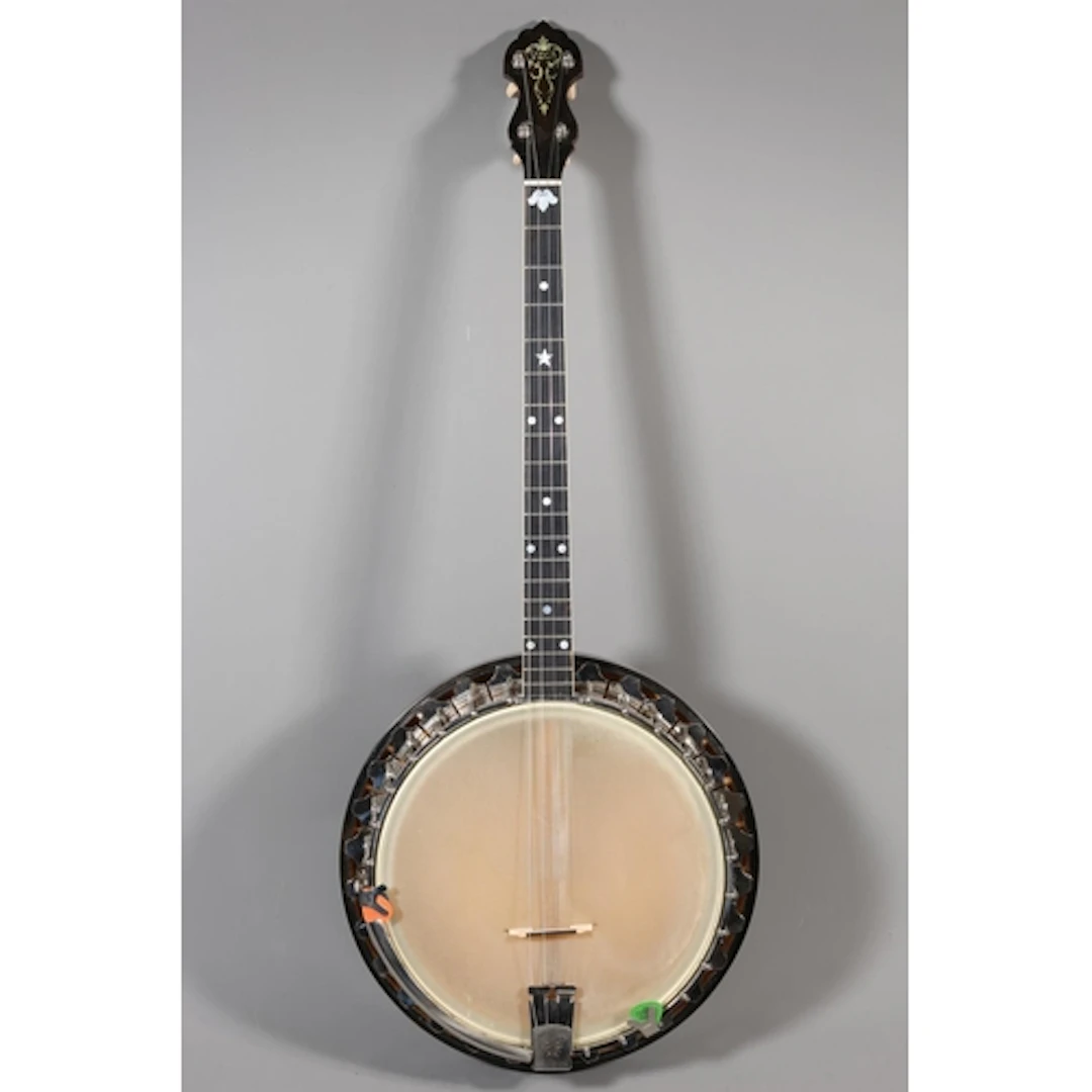 Vintage Vega / Vegaphone fur strig banjo with mother of pear...