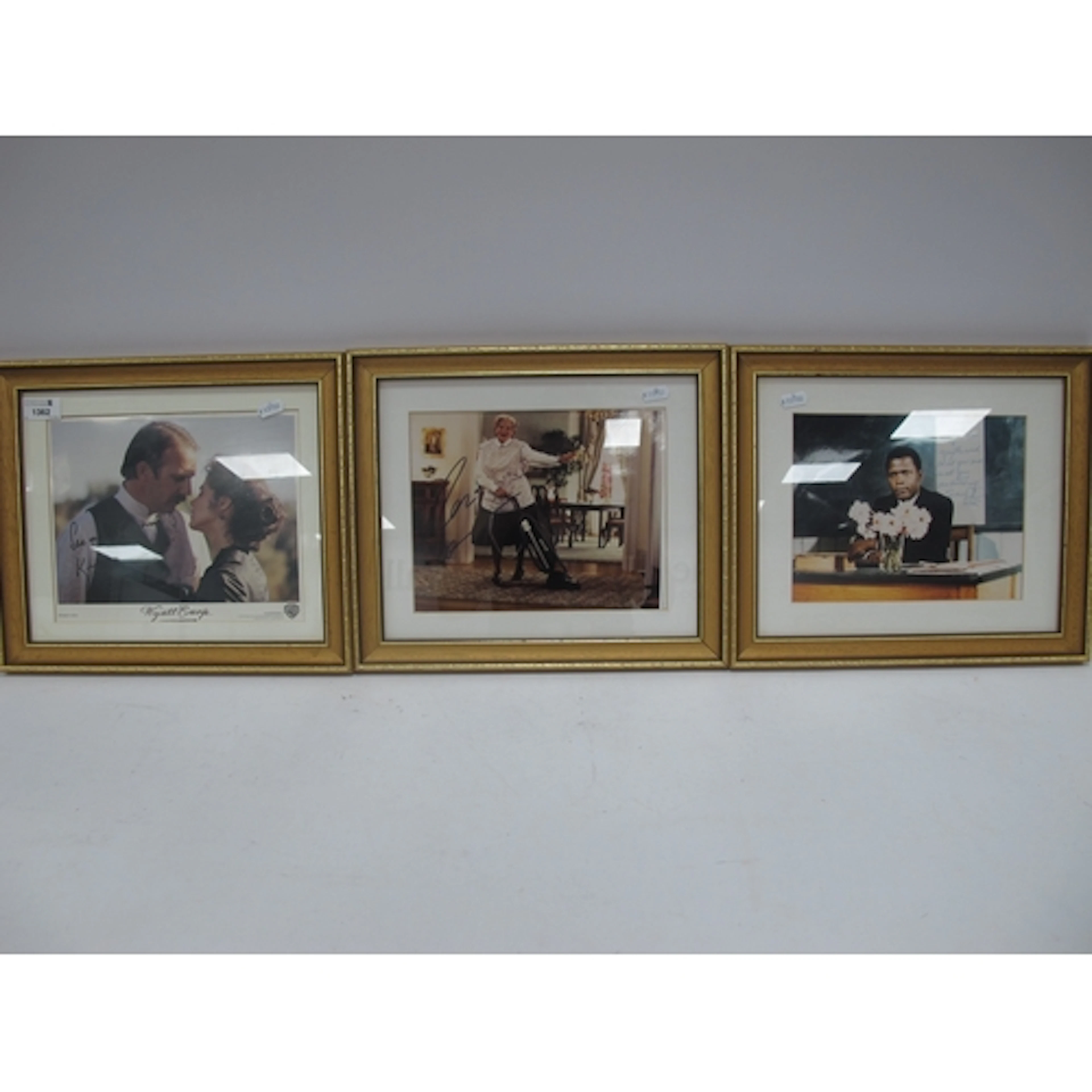 Sidney Poitier, Kevin Costner and Robin Williams Autographs,...