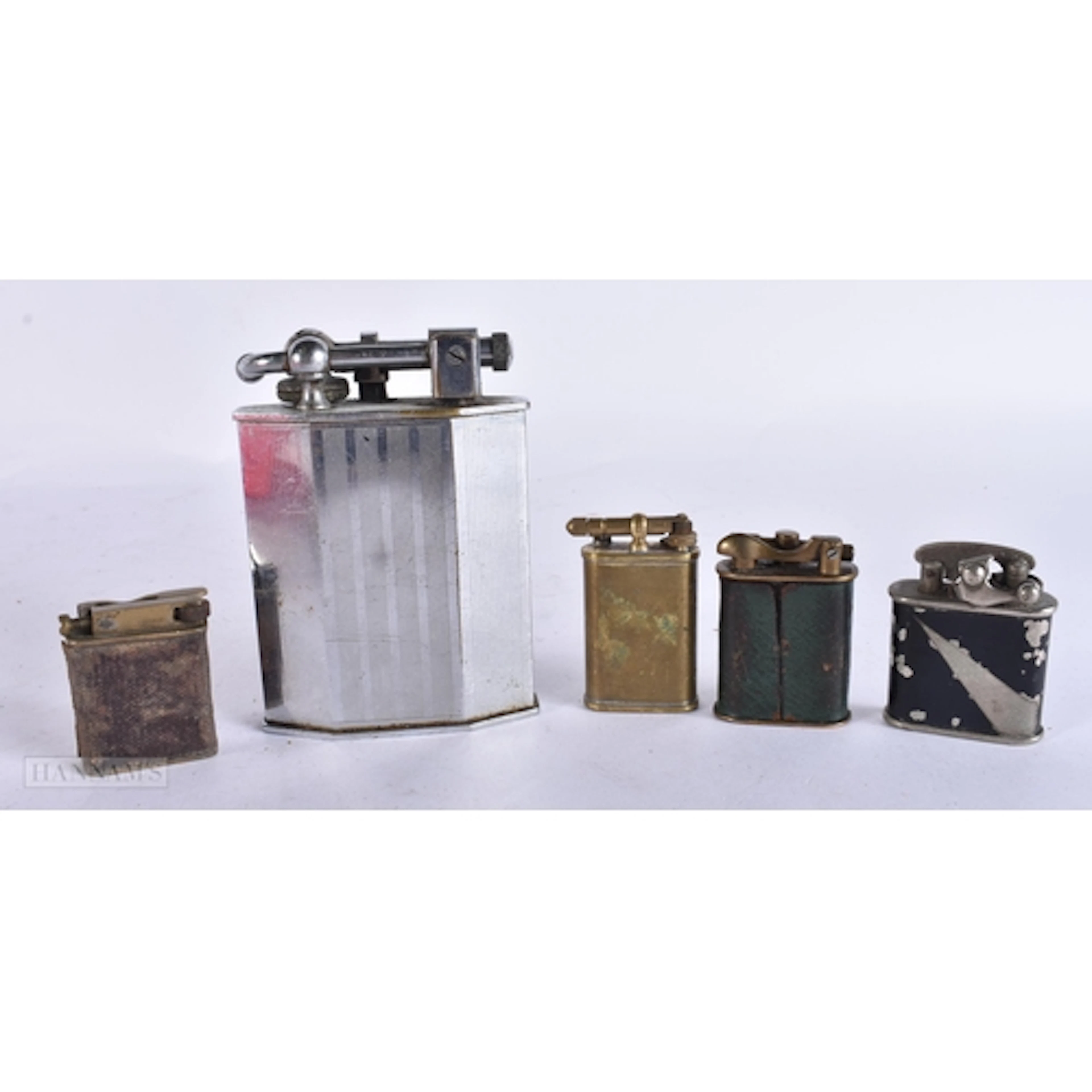 Vintage Lift Arm Pocket Lighter Collection Rustic Table Ligh...