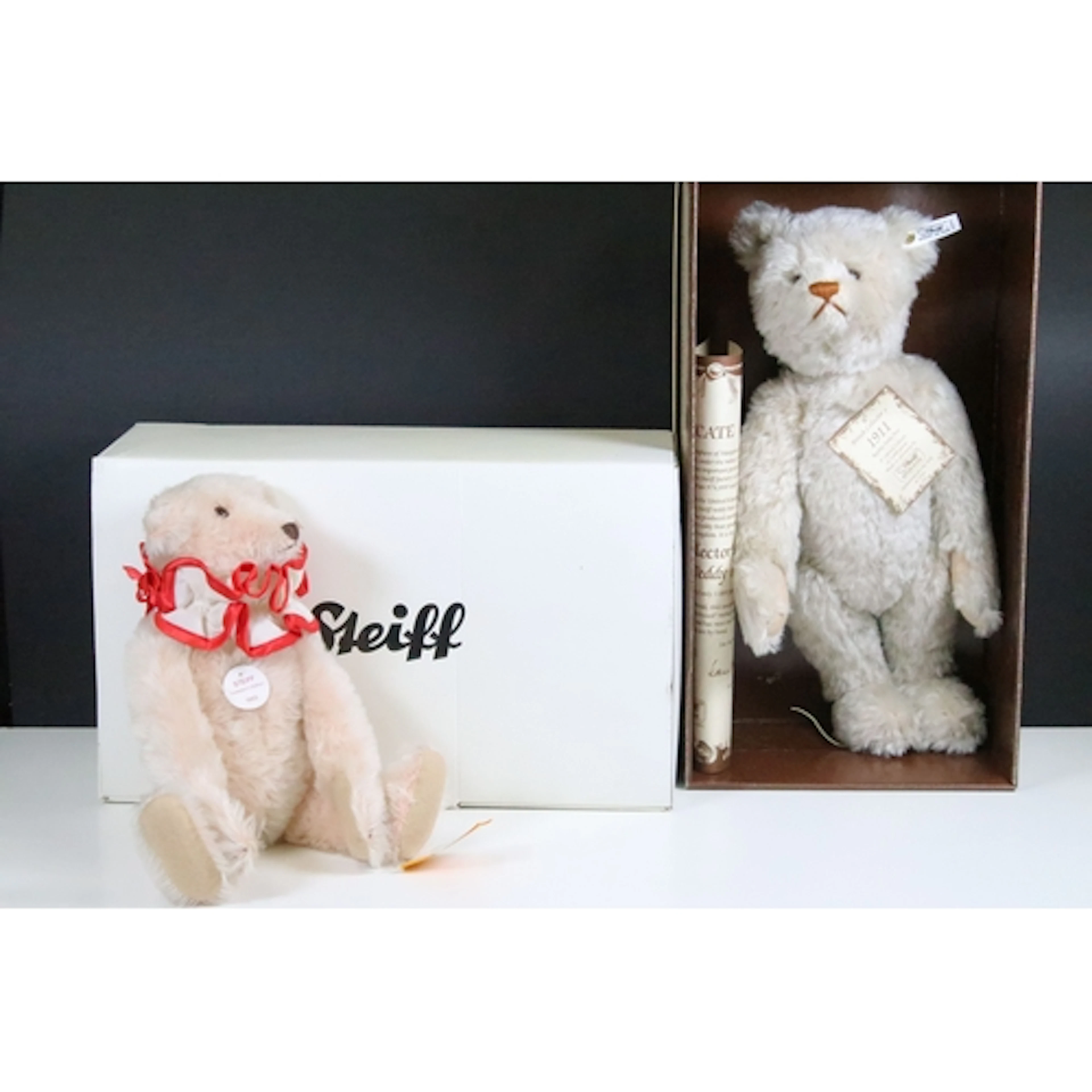 Steiff - Boxed ltd edn Steiff 406645 1911 Replica Teddy Bear...