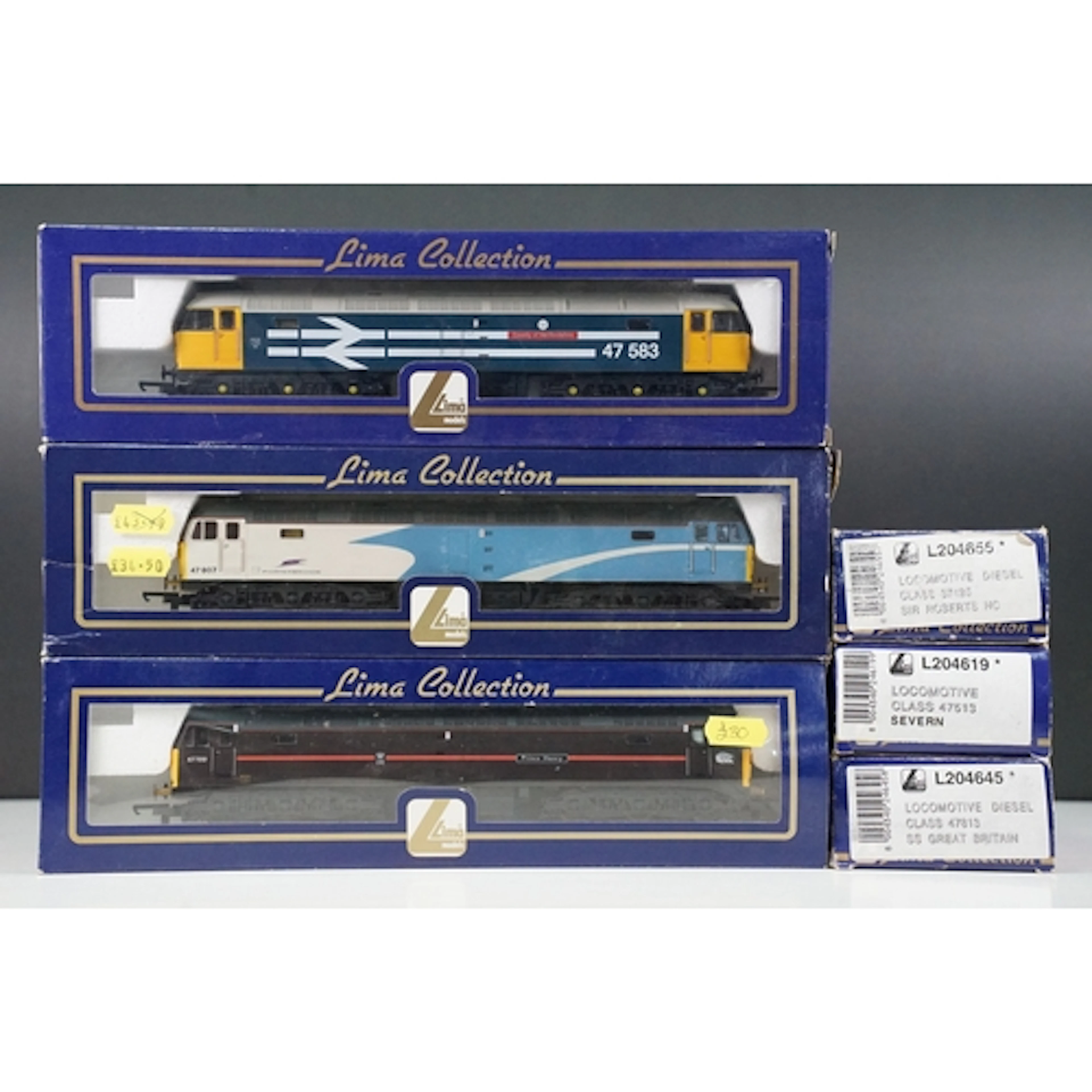 Six boxed Lima Collection OO gauge locomotives to include Po...